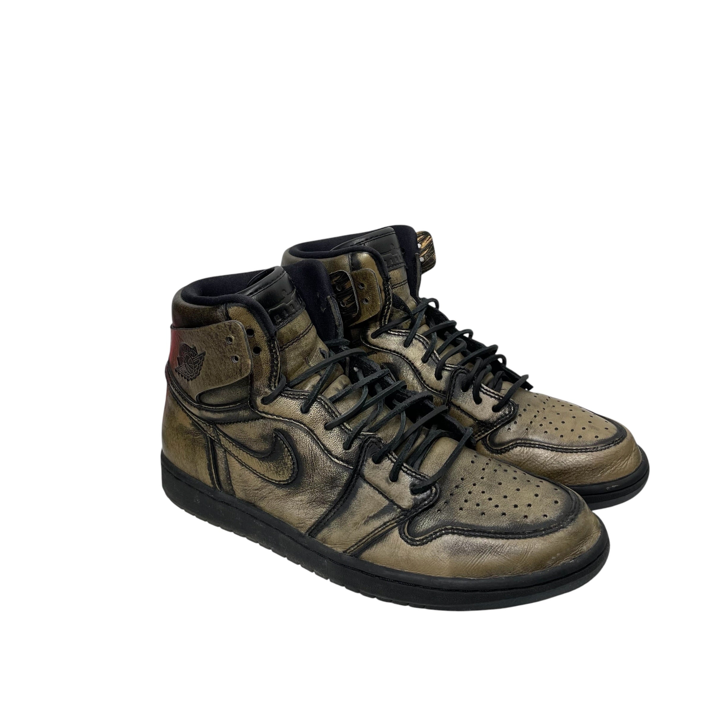 NIKE/Hi-Sneakers/US 10.5/GLD/jordan 1 wings view 1