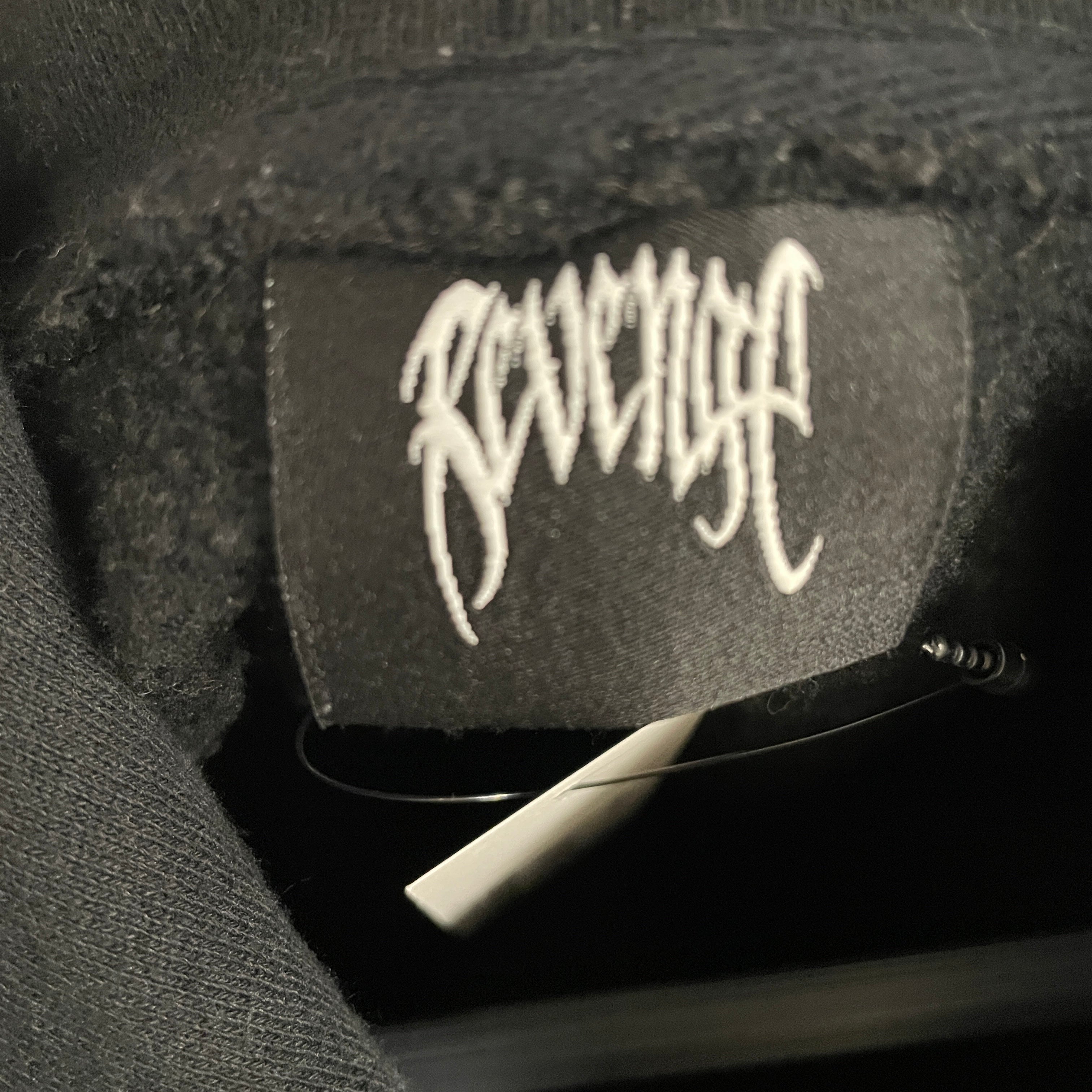 Revenge/Hoodie/L/Cotton/BLK/Rhinestone Hoodie view 3