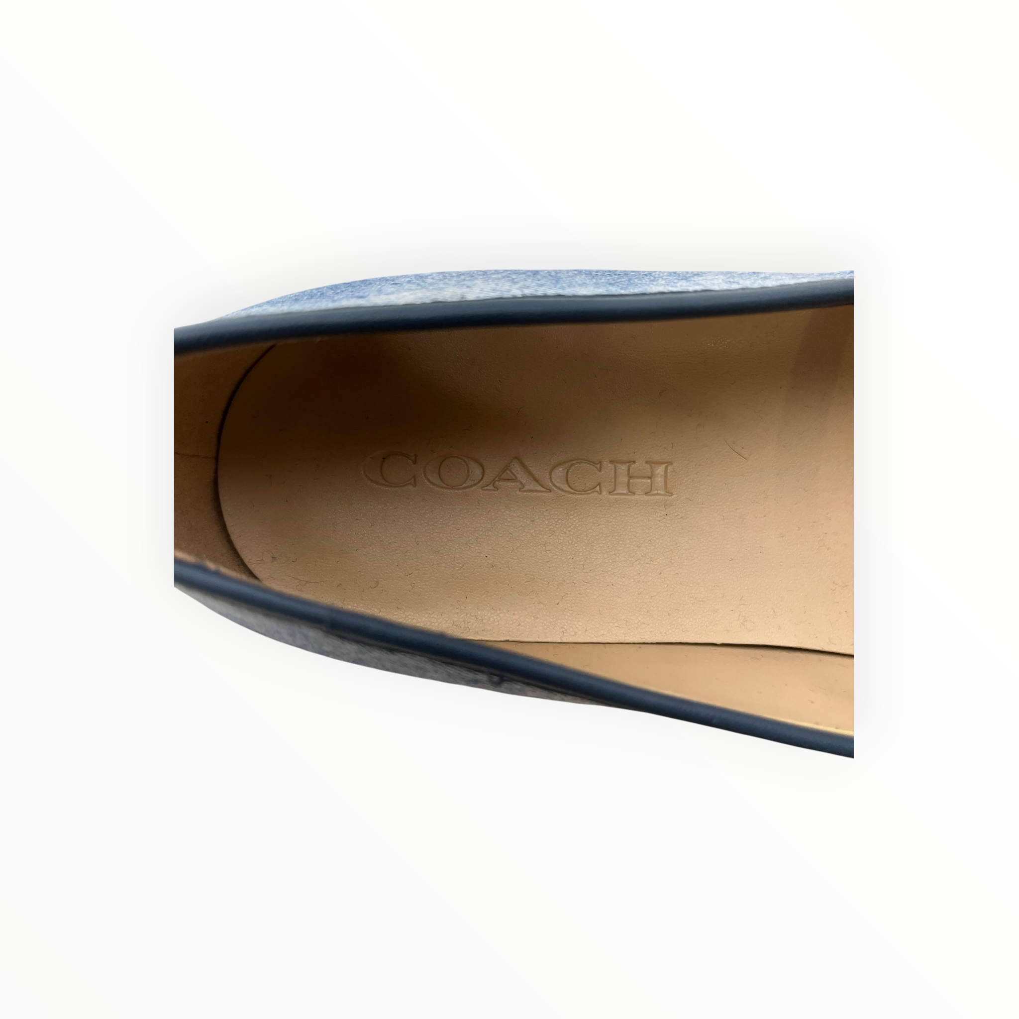 COACH/Flat Shoes/L/Denim/BLU/MARY JANES view 4