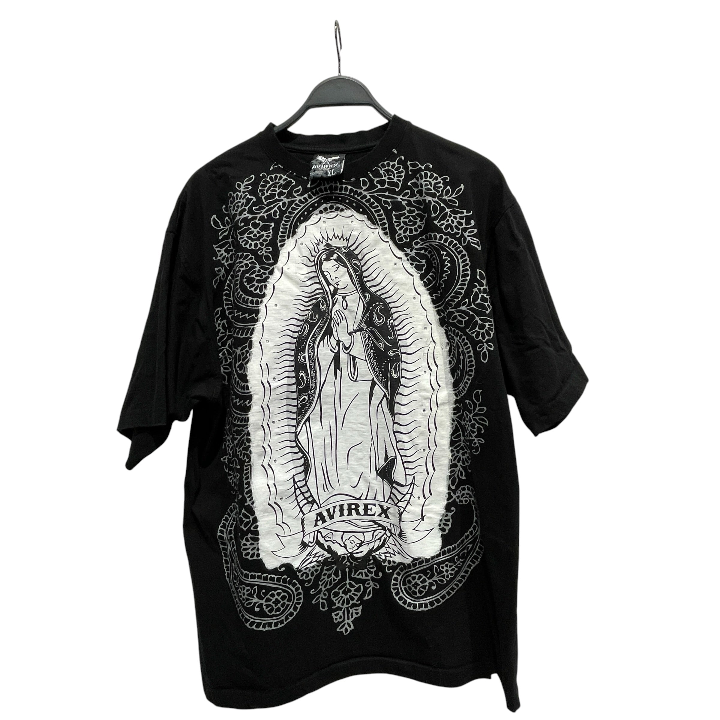 AVIREX/T-Shirt/XL/Cotton/BLK/Graphic/ view 1