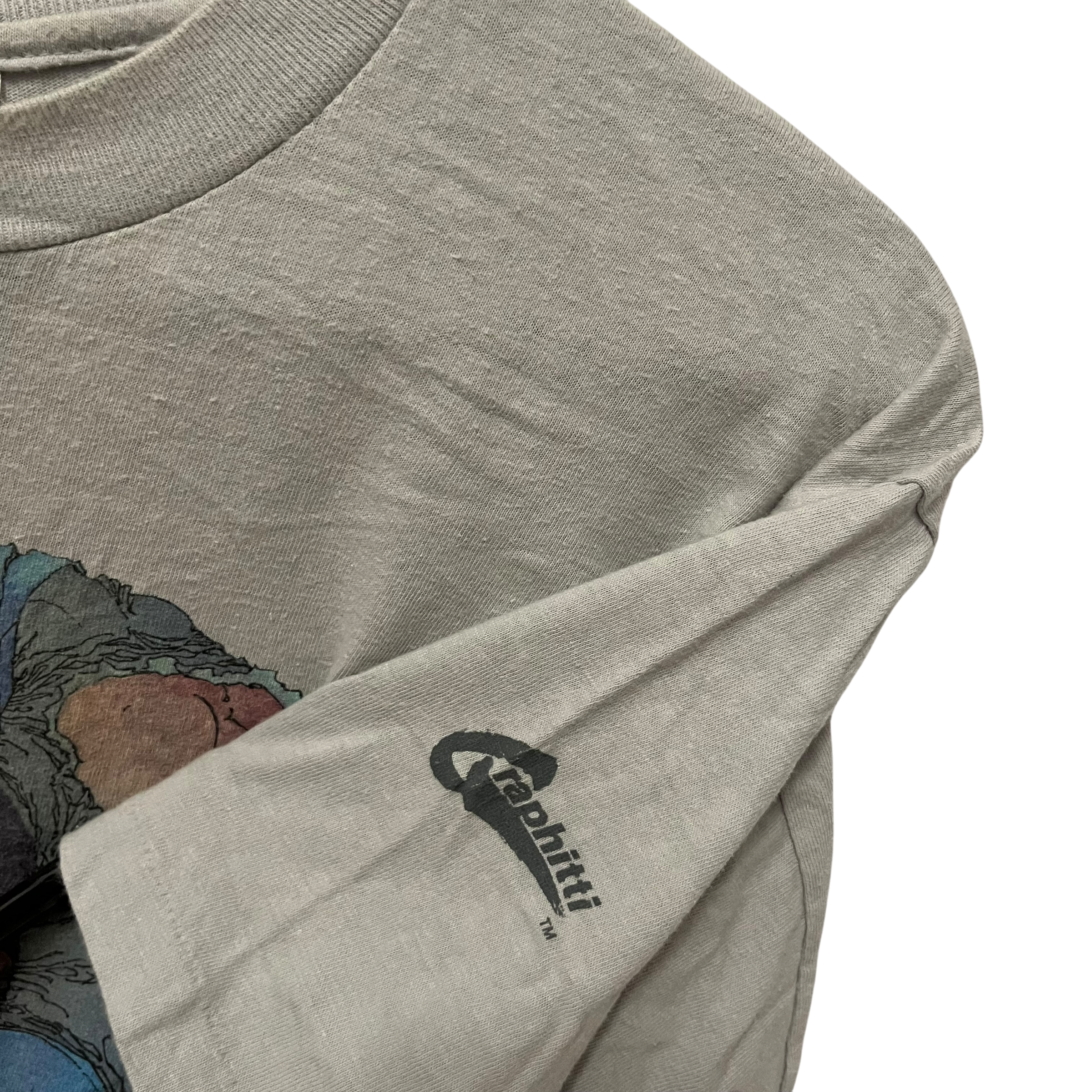 Vintage/T-Shirt/XL/Cotton/GRY/1986 frank miller batman view 4