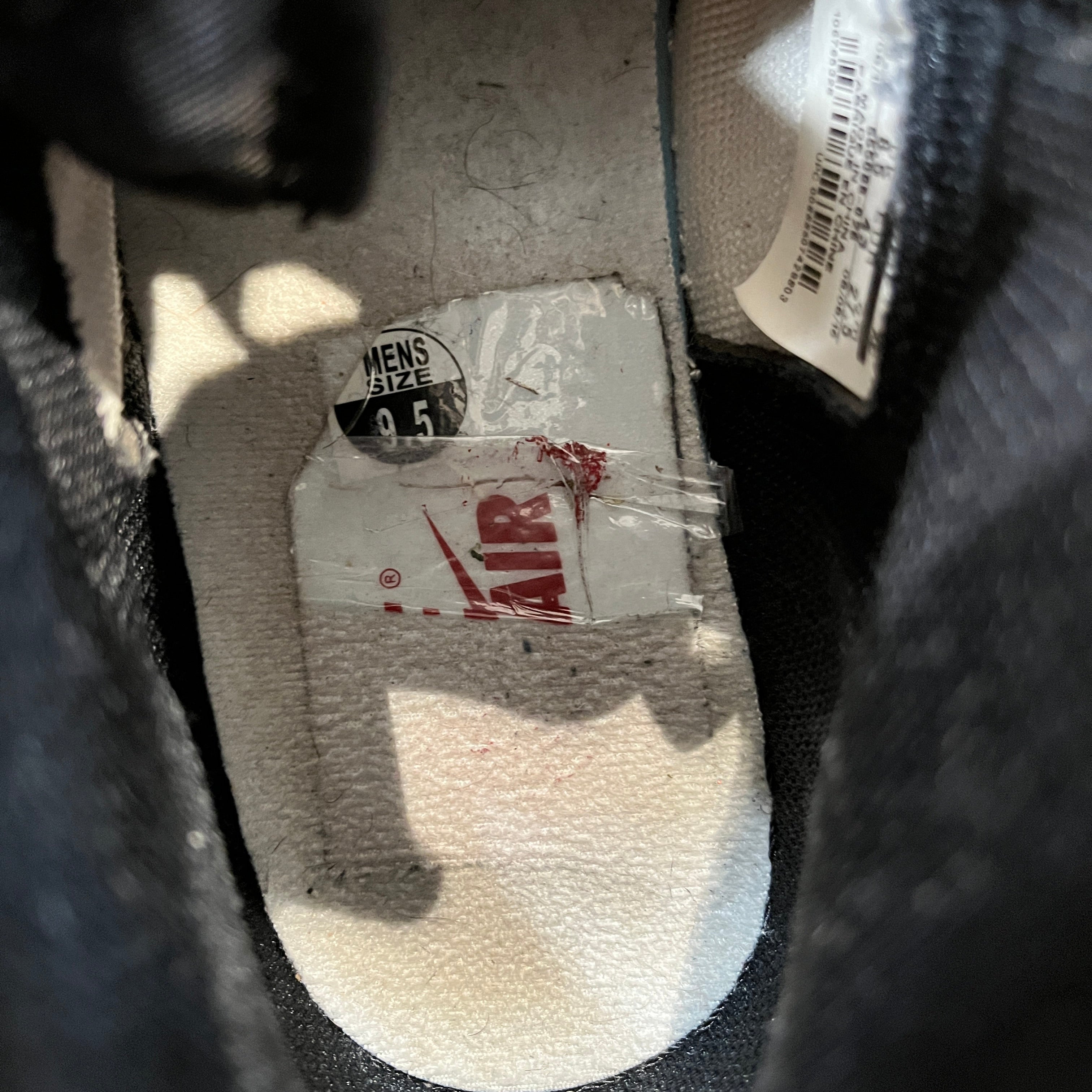 JORDAN BRAND/Hi-Sneakers/US 9.5/Stripe/Leather/BLU/Jordan 1 Retro High OG view 3