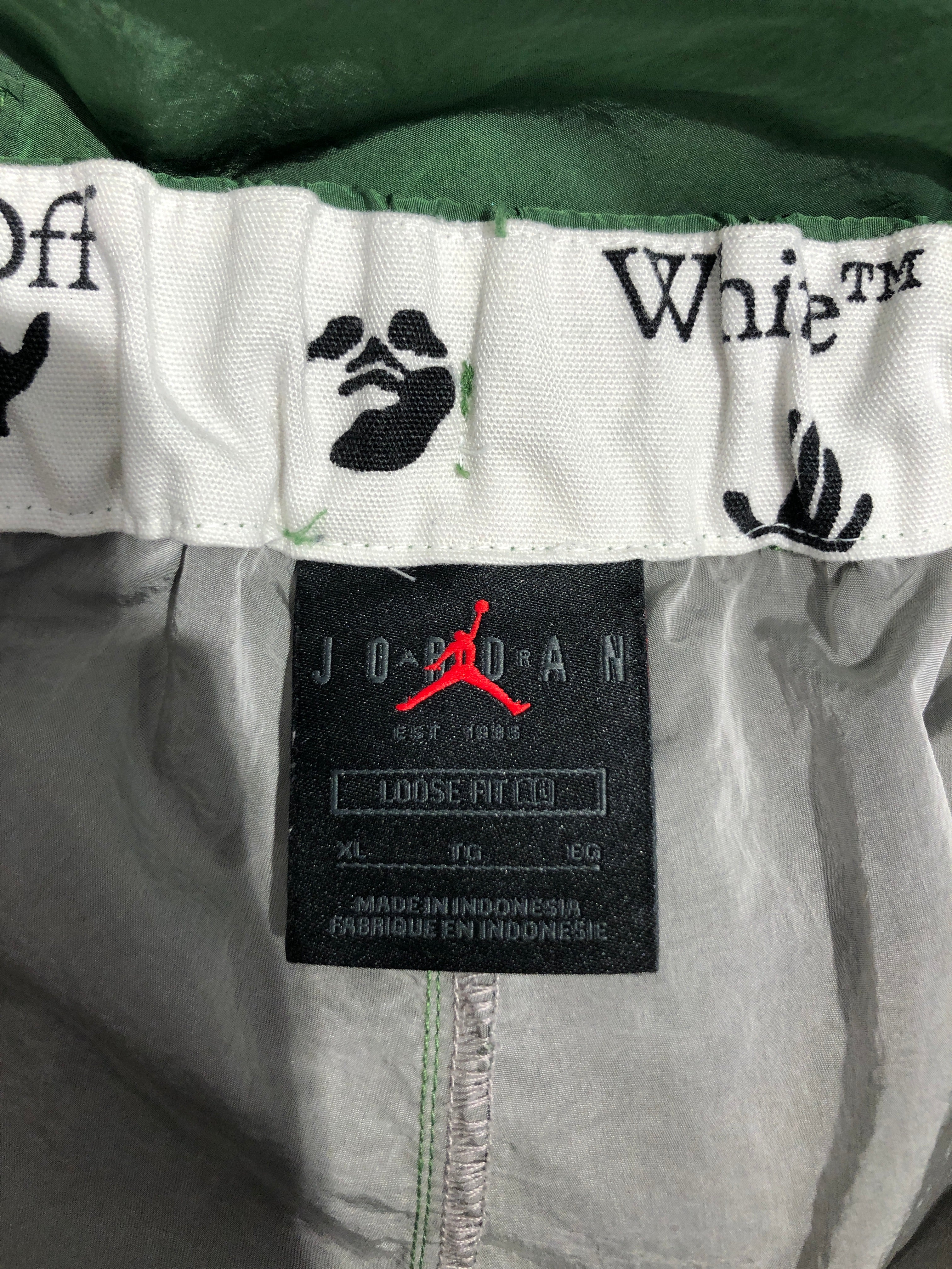 NIKE/OFF-WHITE/Pants/XL/Nylon/GRN/JORDAN OFF WHITE view 3