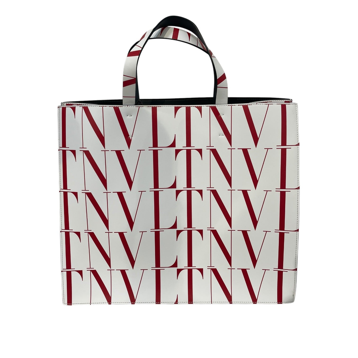 VALENTINO/Tote Bag/Monogram/Leather/WHT/vlntn view 1