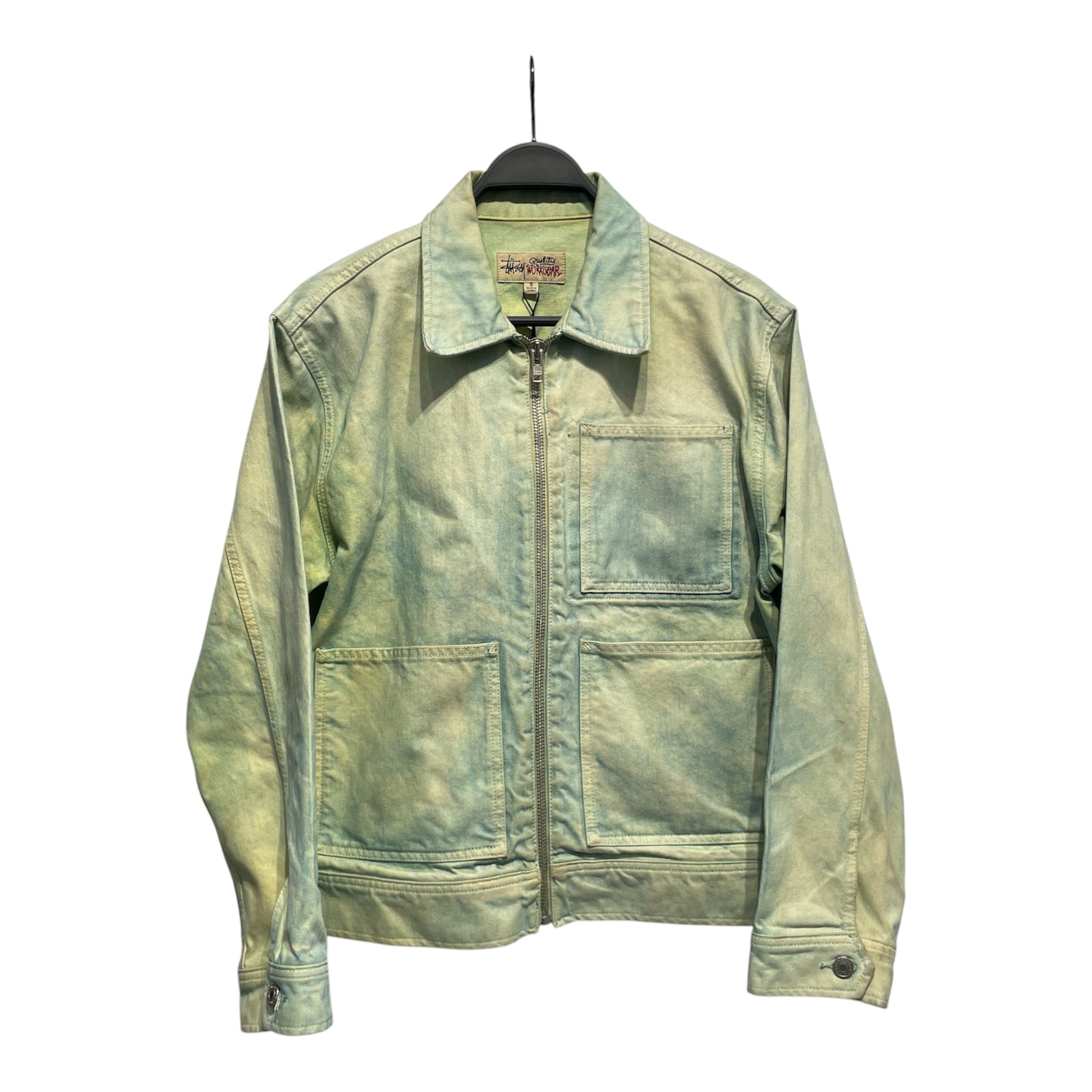 STUSSY/Denim Jkt/S/Denim/GRN/ view 1