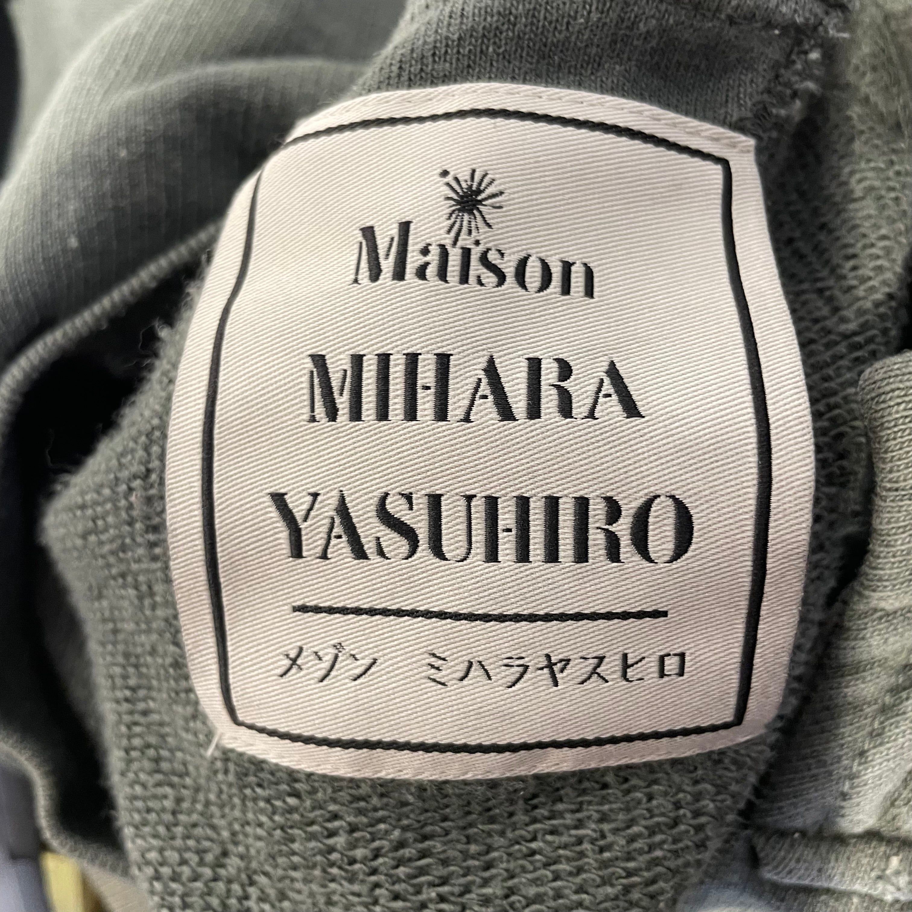 maison Mihara Yasuhiro/Hoodie/46/Cotton/GRN/ view 3