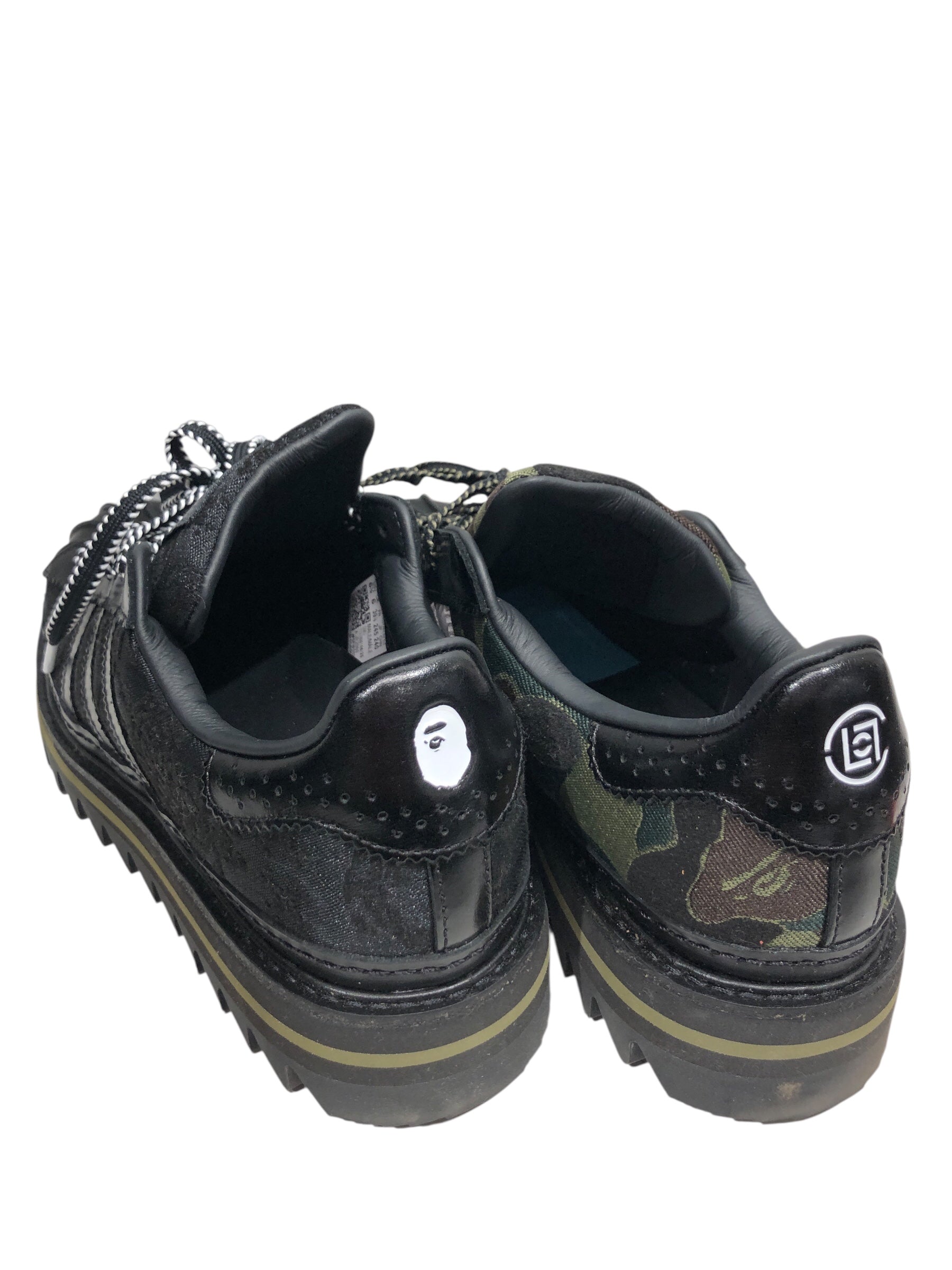 CLOT/adidas/A BATHING APE/Low-Sneakers/US 6.5/Camouflage/BLK/FRIENDS AND FAMILY CAMO view 2