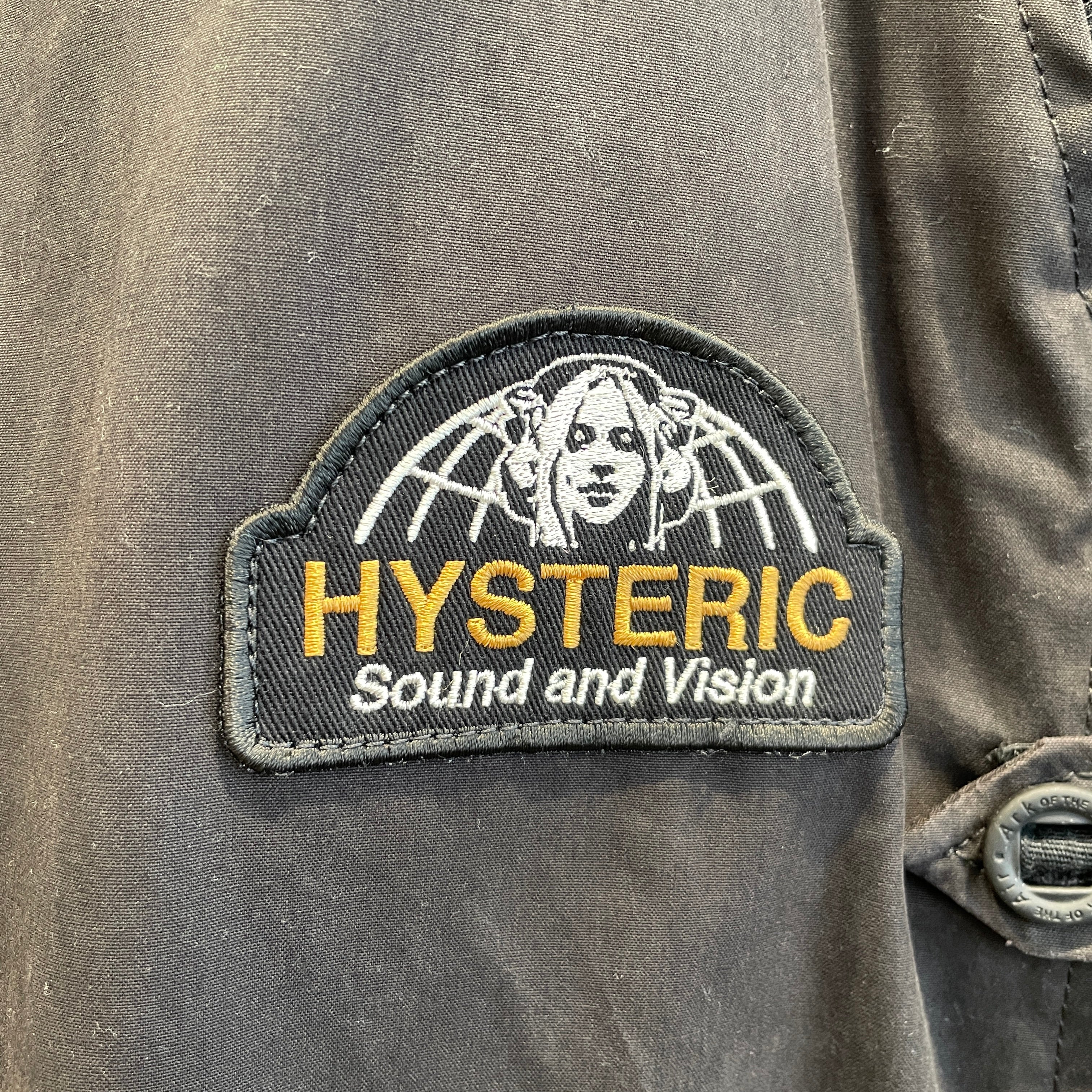 HYSTERIC GLAMOUR/Military Jkt/M/Cotton/BLK/ark air terra incognita zip up view 6