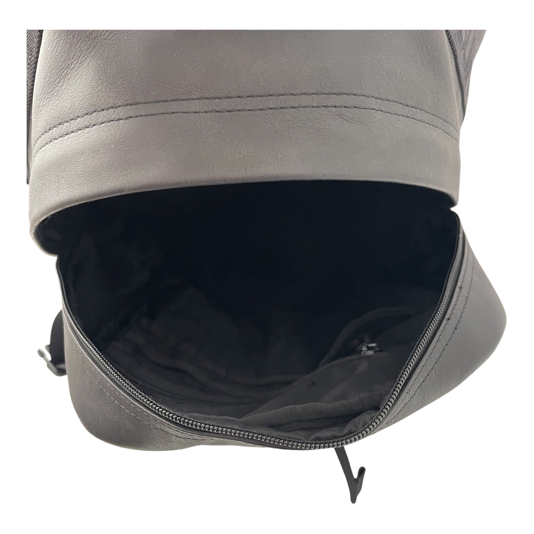 Supreme/Backpack/Leather/BLK/ view 4