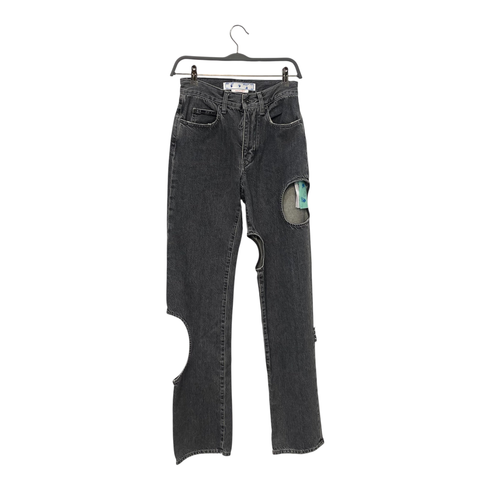 OFF-WHITE/Skinny Pants/26/Denim/GRY/meteor view 1
