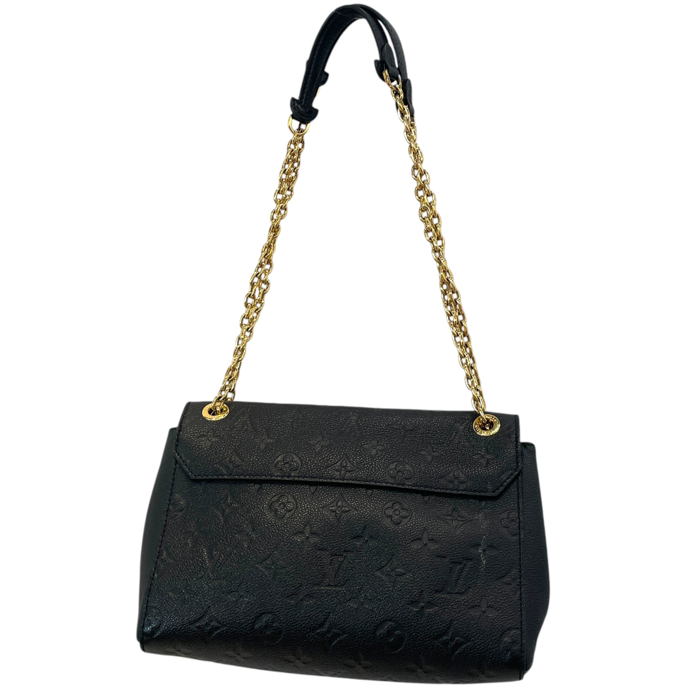 LOUIS VUITTON/Cross Body Bag/Monogram/Leather/BLK/Empriente Vavin view 2