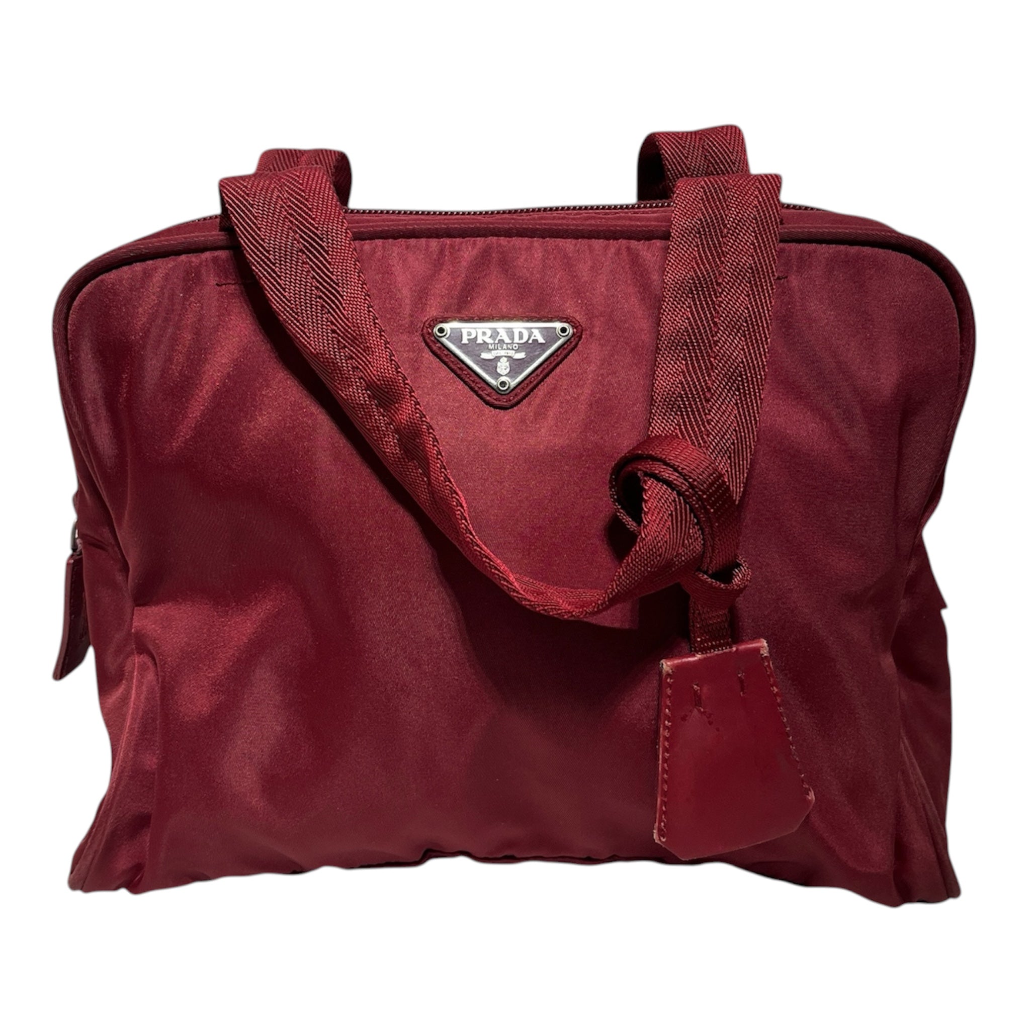 PRADA/Tote Bag/Nylon/RED/NYLON MINI TOTE view 1
