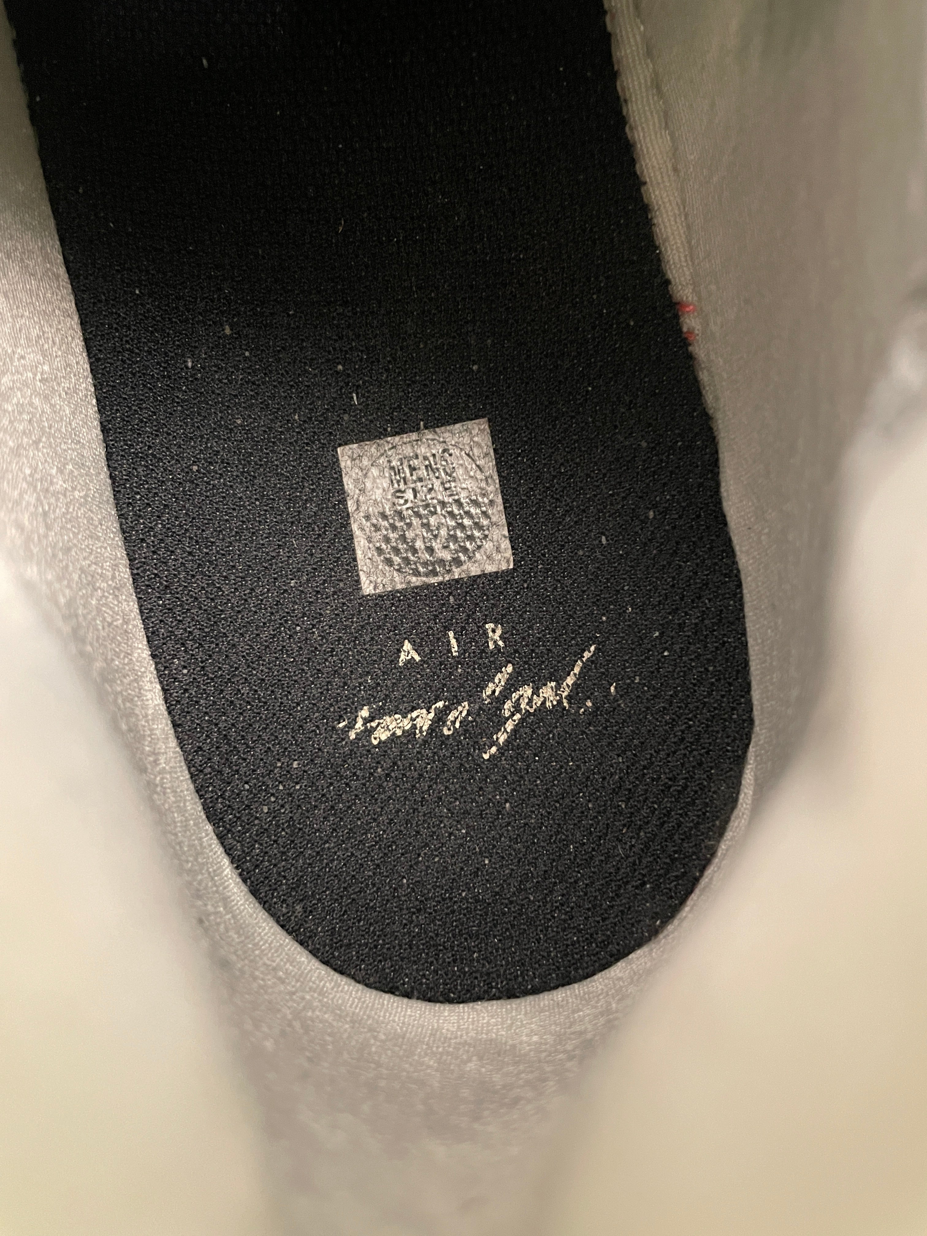 NIKE/FEAR OF GOD/Hi-Sneakers/US 12/Cotton/CRM/LIGHT BONE view 3