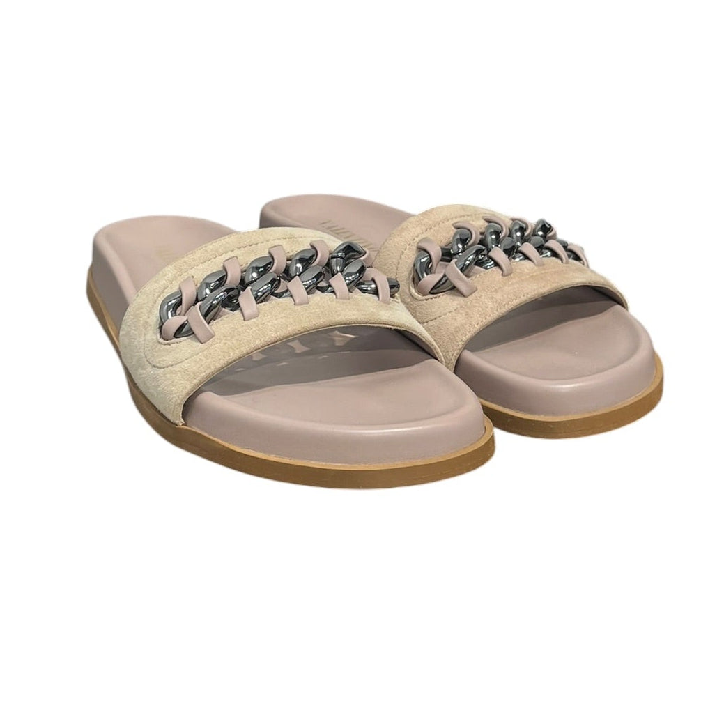 VALENTINO GARAVANI/Sandals/EU 37/Suede/BEG/CLVR CHAIN view 1