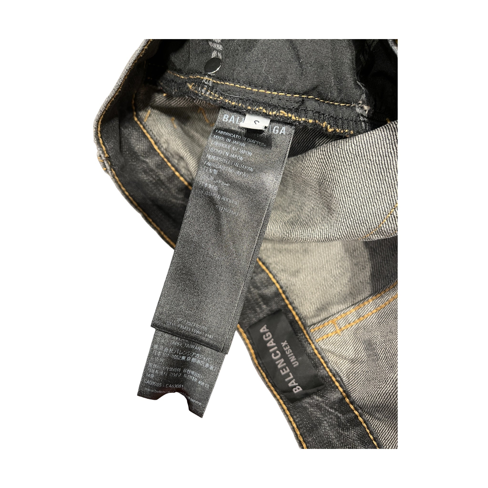 BALENCIAGA/Pants/S/Denim/GRY/ view 4
