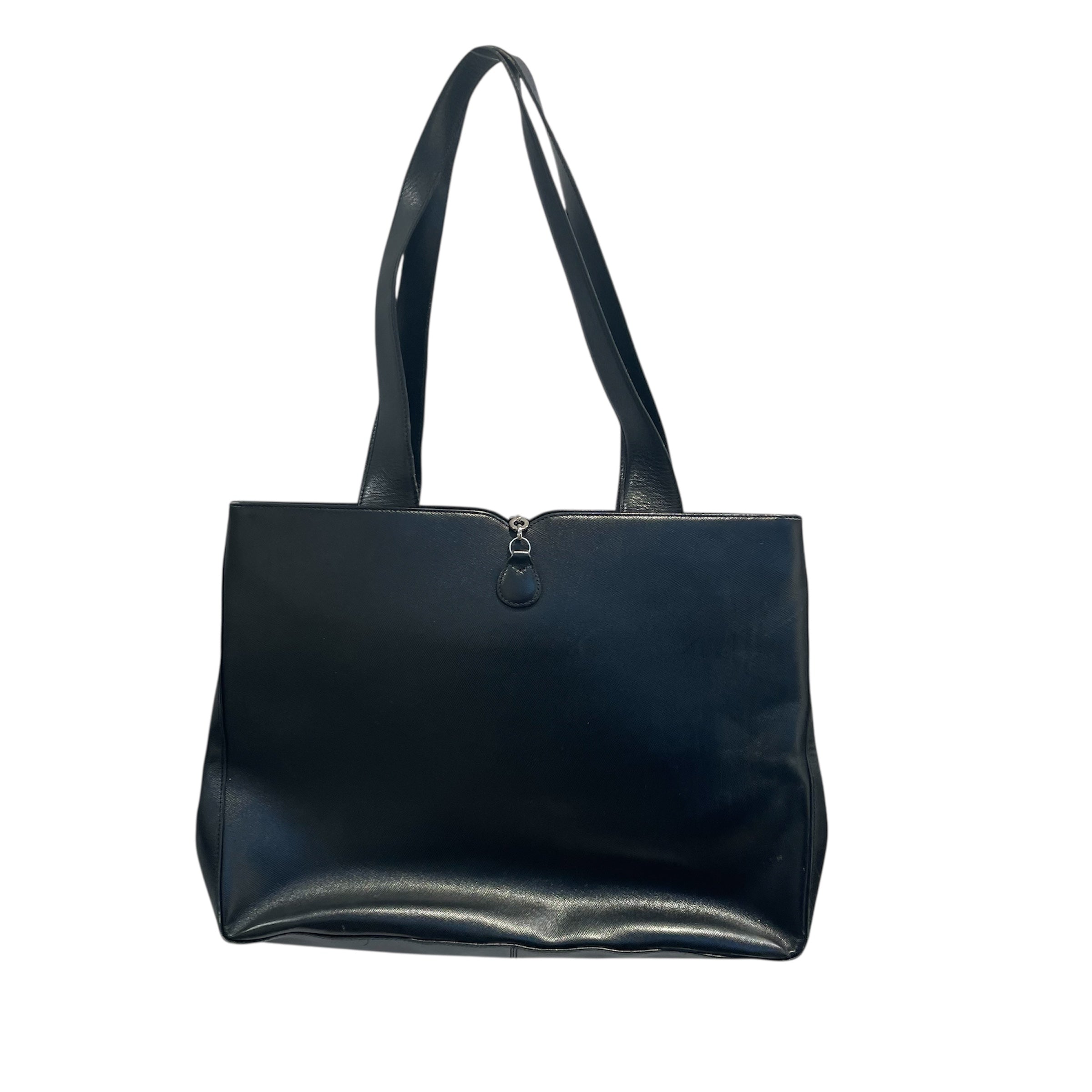 Salvatore Ferragamo/Hand Bag/Leather/BLK/vara leather view 2