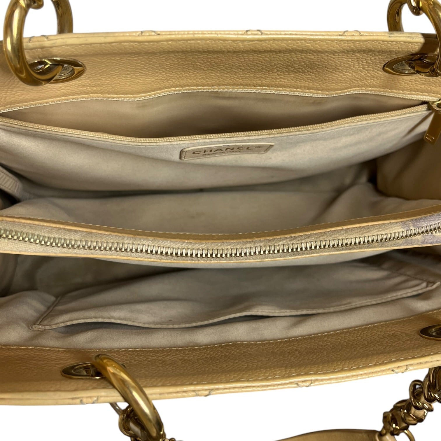 CHANEL/Bag/Leather/CRM/CC GRAND SHOPPING TOTE view 5