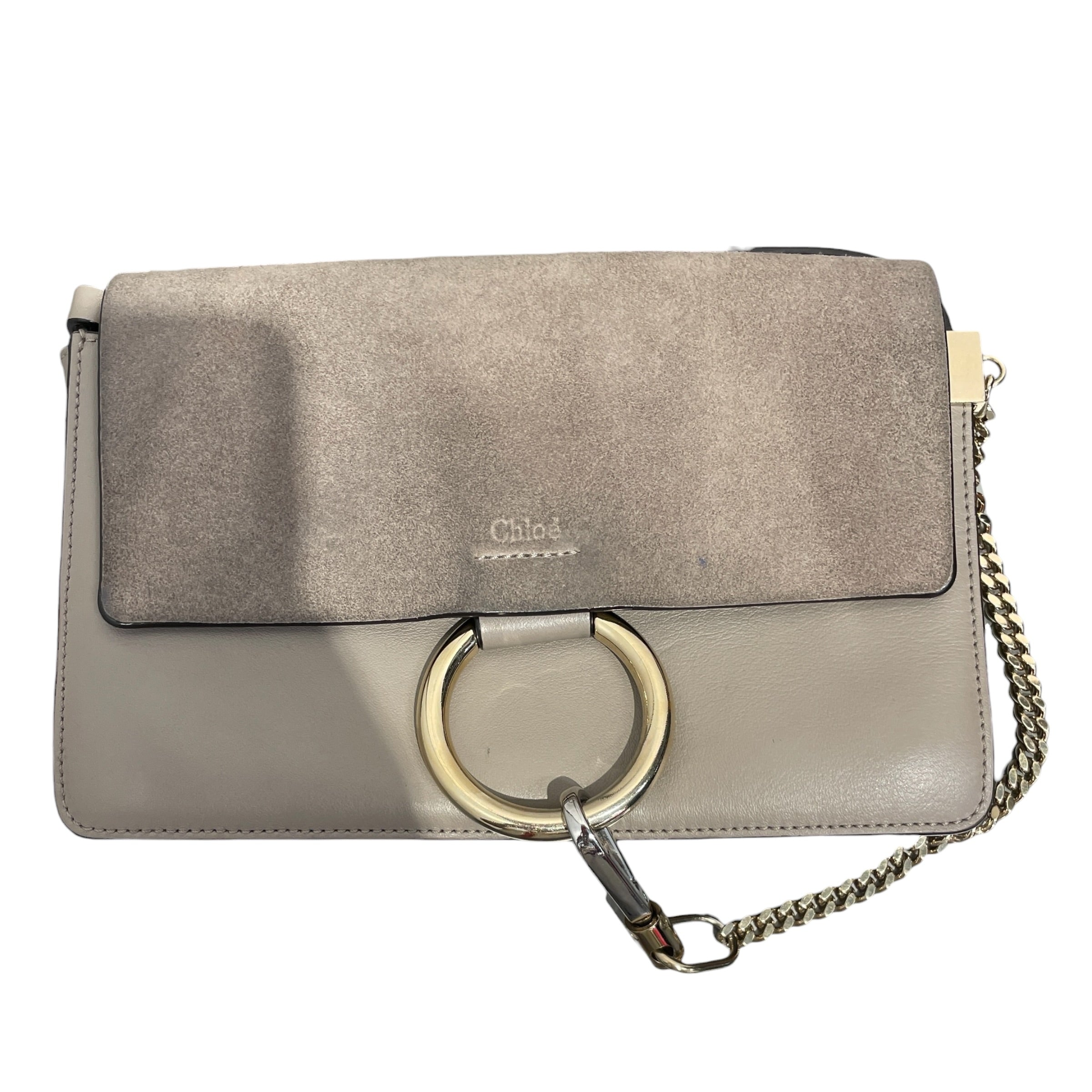 Chloe/Hand Bag/Leather/GRY/FAYE SHOLDER BAG view 3