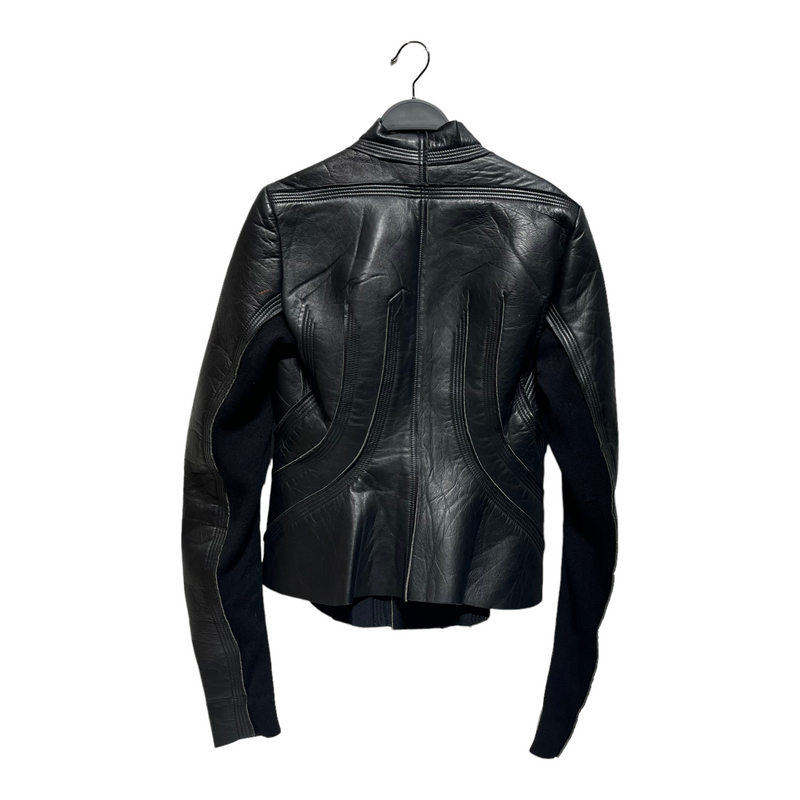 Rick Owens Lilies/Leather Jkt/46/Leather/BLK/CORSET BIKER