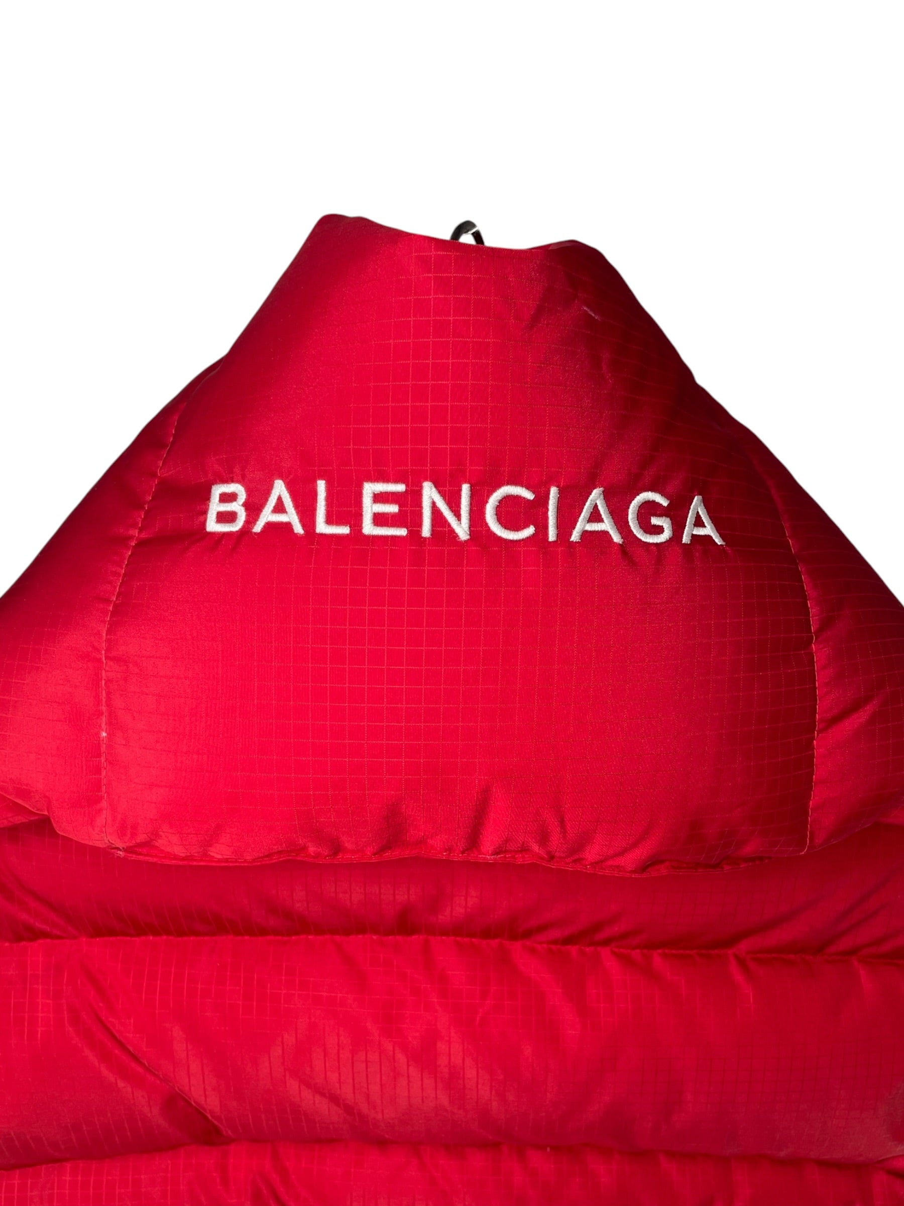 BALENCIAGA/Puffer Jkt/36/Polyester/RED/SCARF PUFFER UP57 2017 view 4