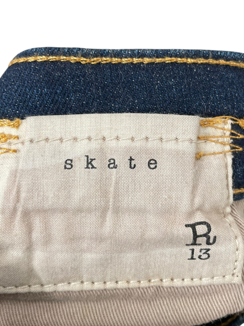 R13/Skinny Pants/27/Cotton/BLU/SKATE