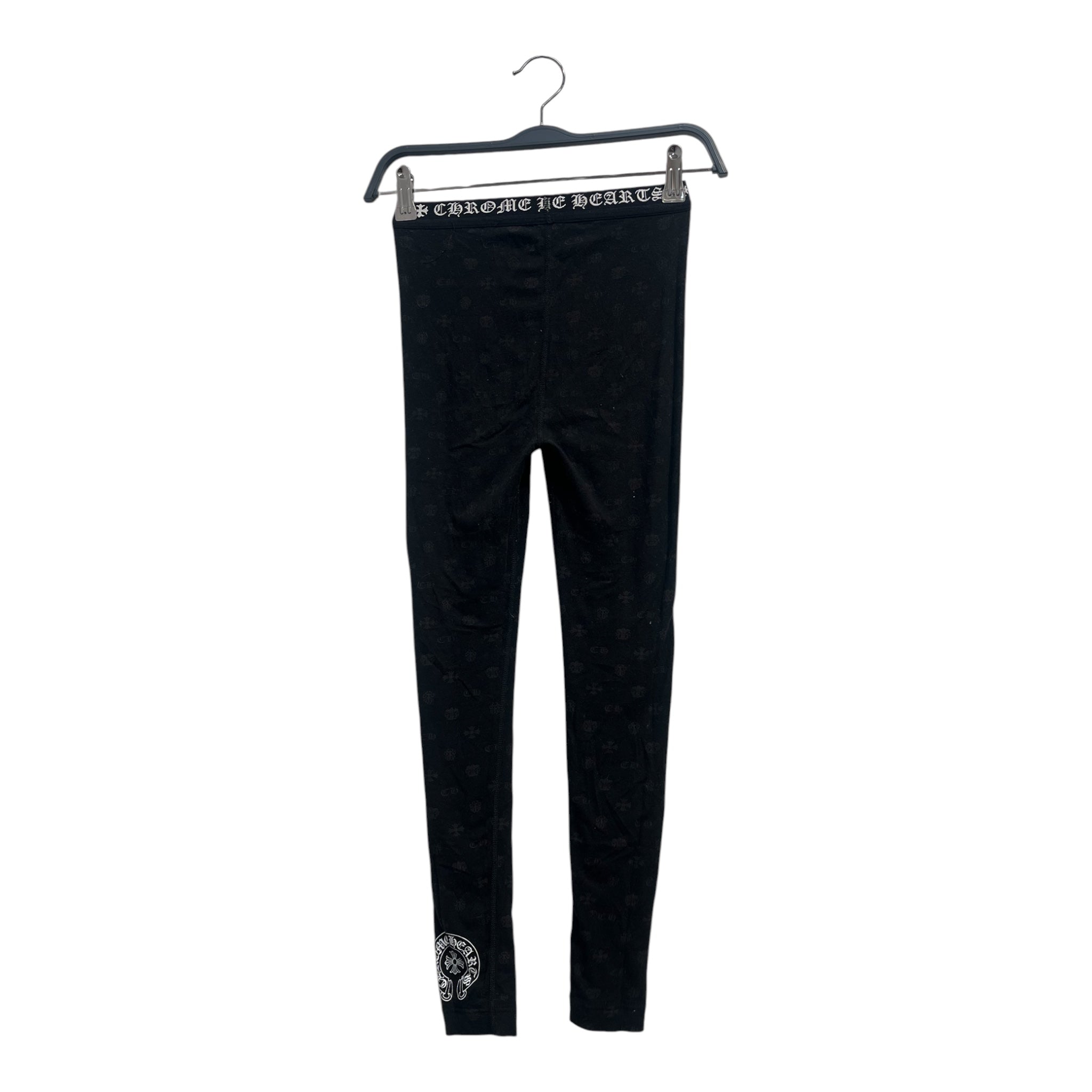 CHROME HEARTS/Bottoms/XS/All Over Print/Cotton/BLK/LA  FLUER MONOCHROME AOP view 2