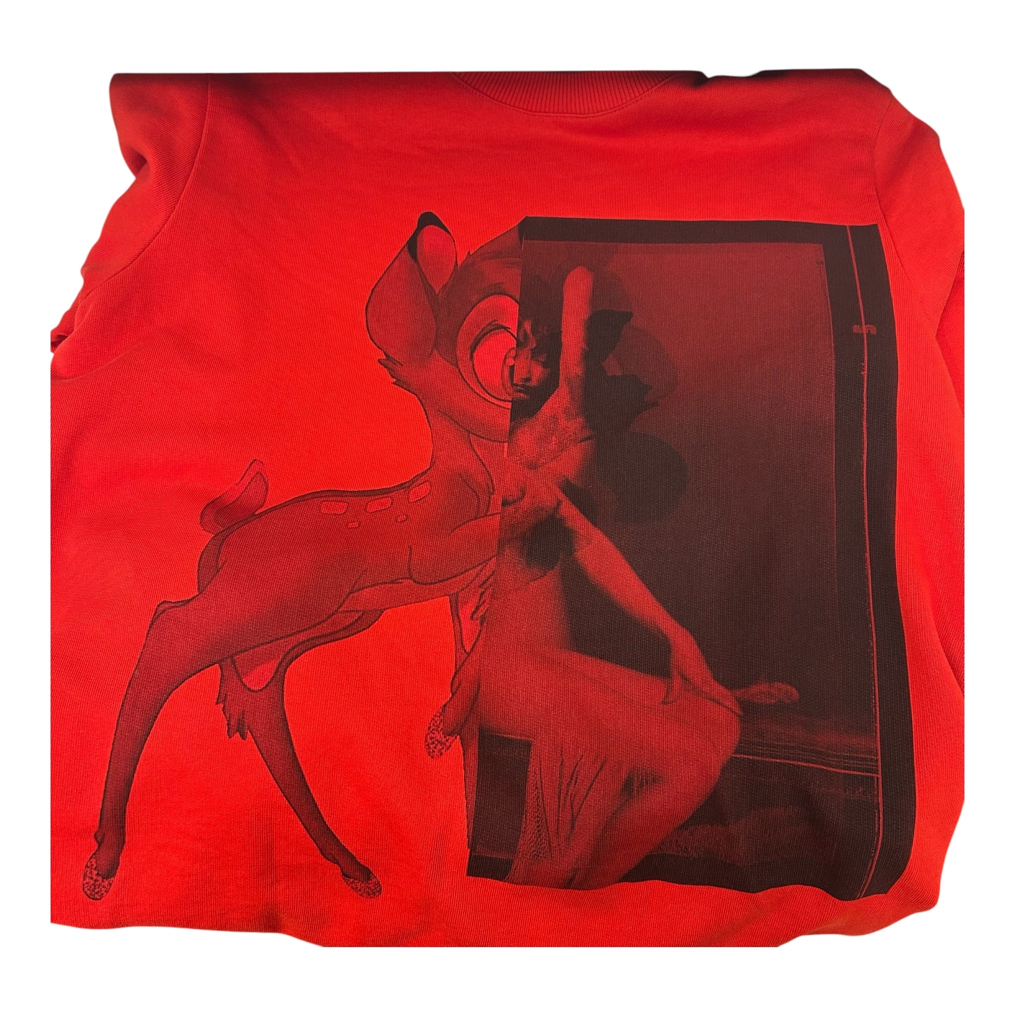 GIVENCHY/Sweatshirt/S/Graphic/Cotton/RED/BAMBI view 6