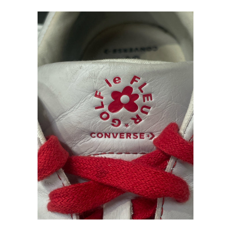 CONVERSE/Low-Sneakers/US 10.5/Leather/WHT/