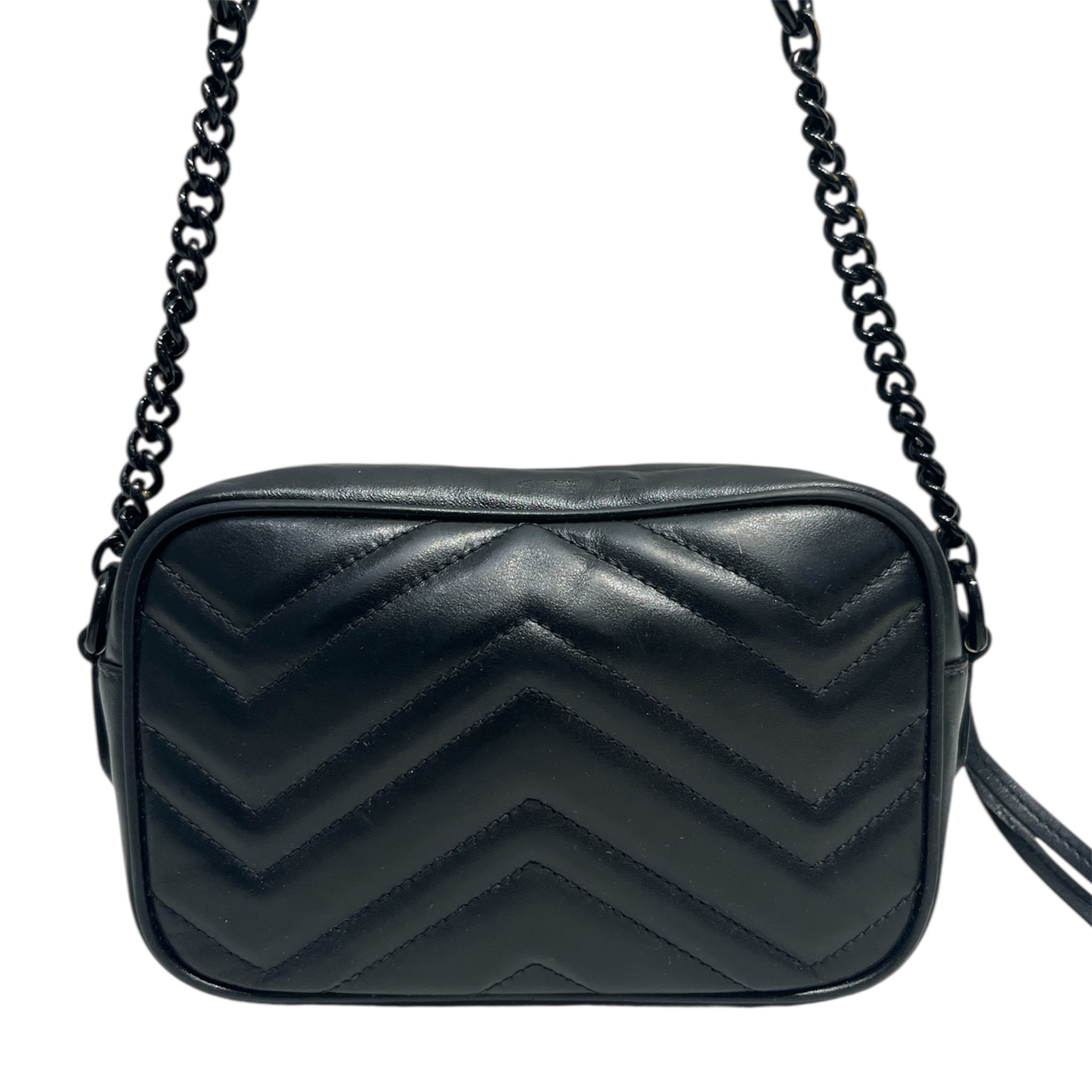 GUCCI/Cross Body Bag/Leather/BLK/634936498879 view 2
