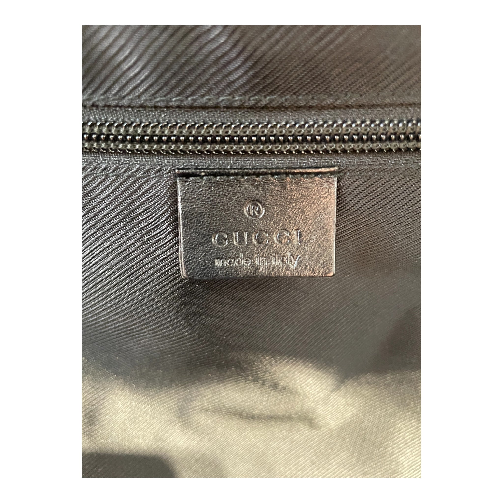 GUCCI/Bag/Monogram/Cotton/BLK/GUCCI JACKIE BRANDOT LARGE view 5