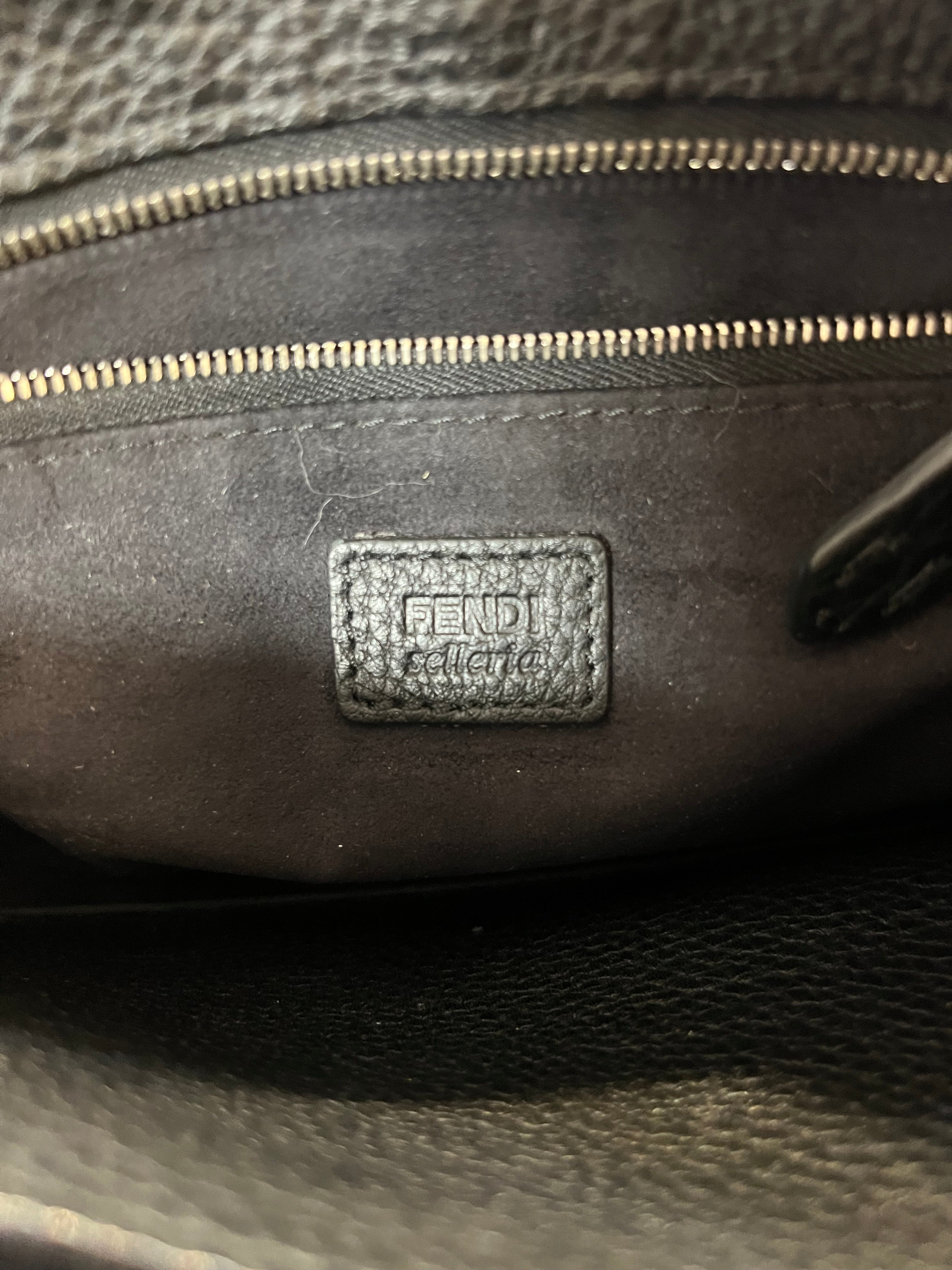 FENDI/Clutch Bag/Leather/BLK/ view 5