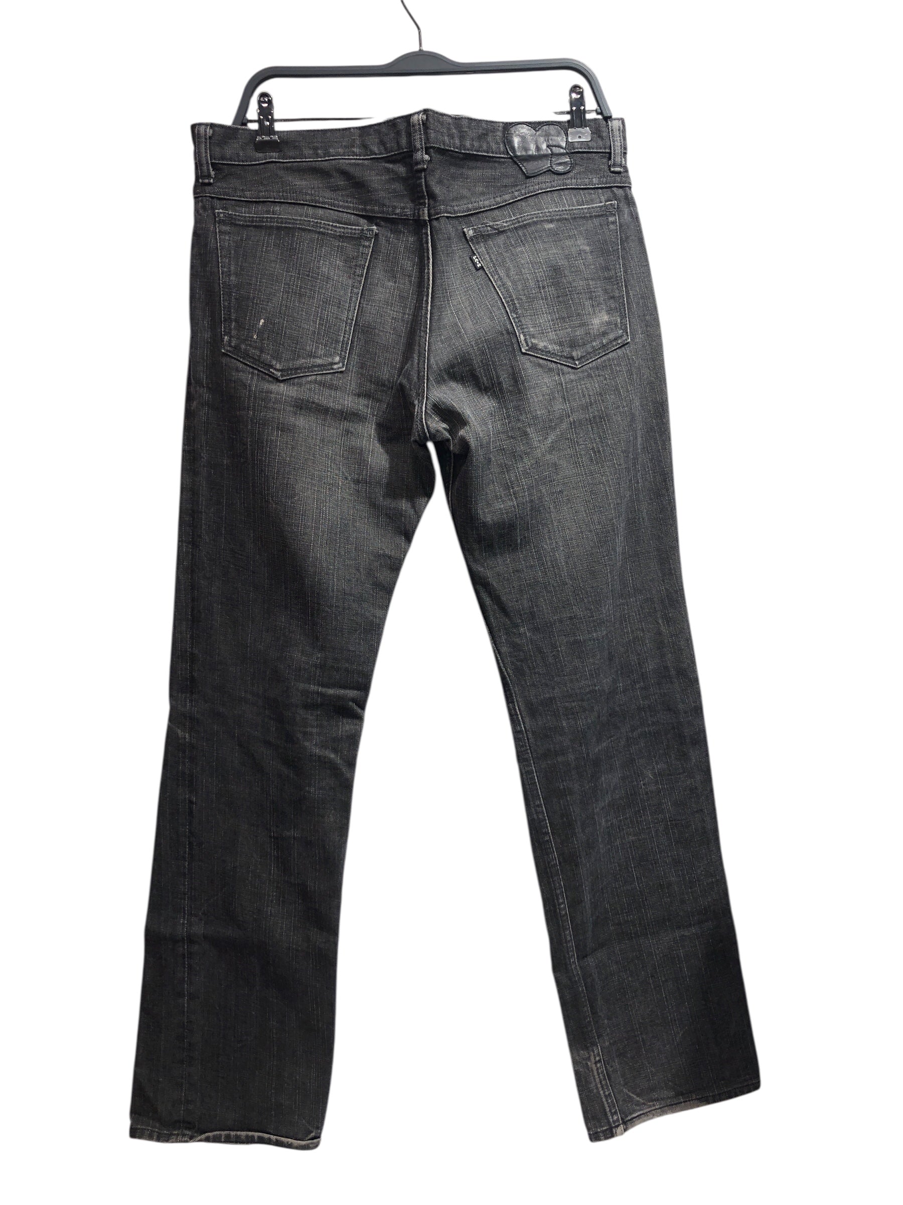 NUMBER (N)INE/Straight Pants/36/Denim/BLK/Pain Jeans view 2