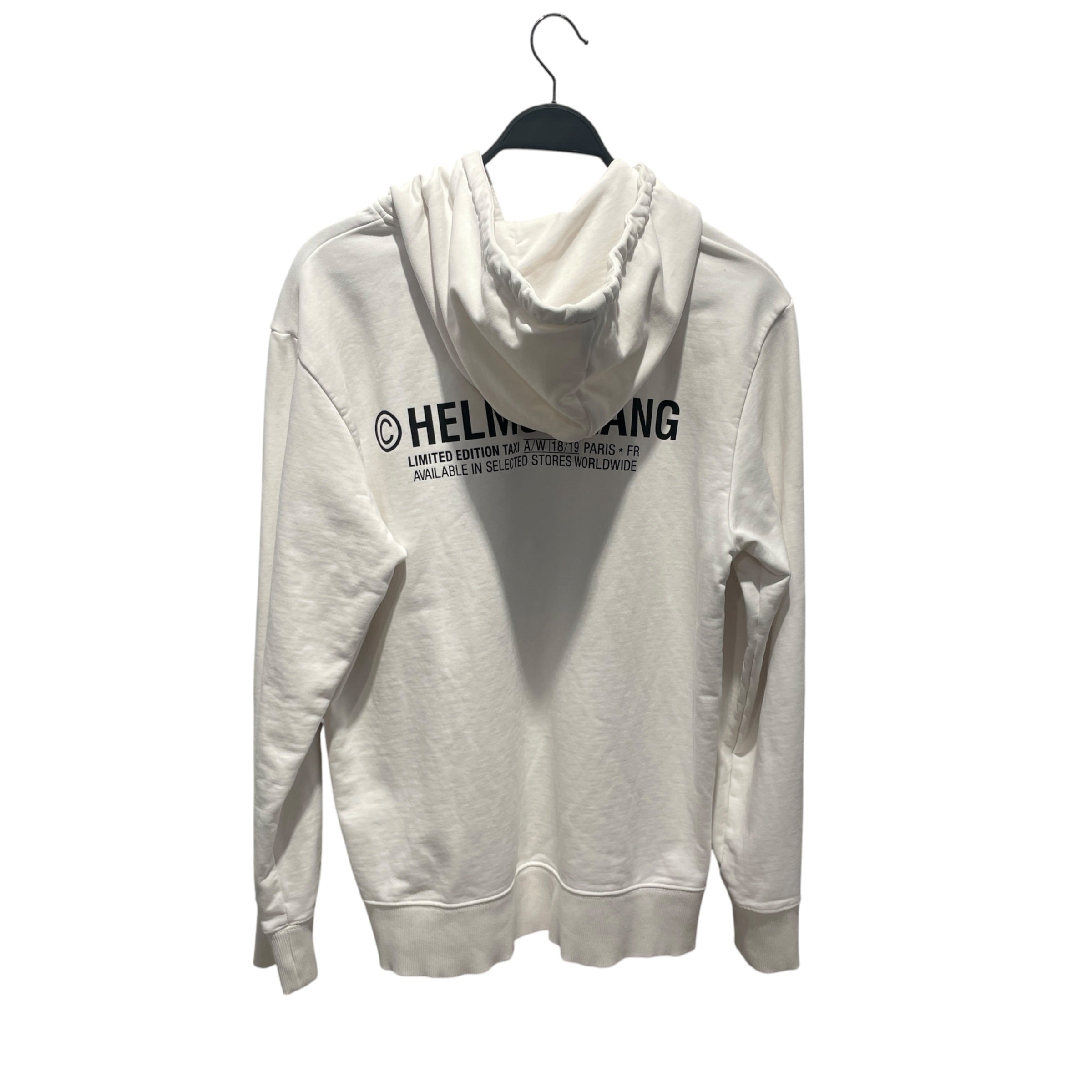 Helmut Lang/Hoodie/XL/Cotton/WHT/TAXI view 2