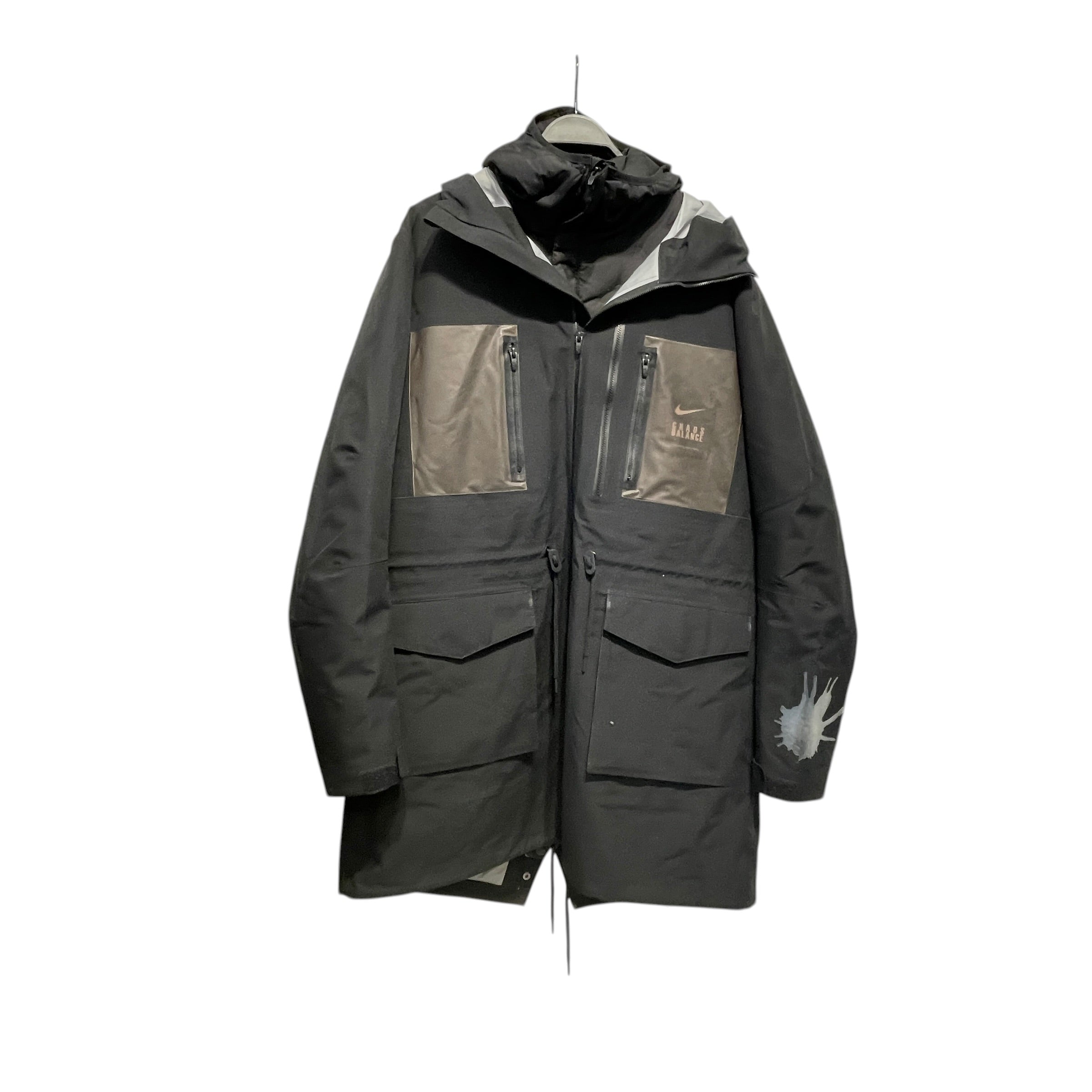 NIKE/UNDERCOVER/Jacket/XL/Nylon/BLK/Graphic/Fishtail Parka view 1