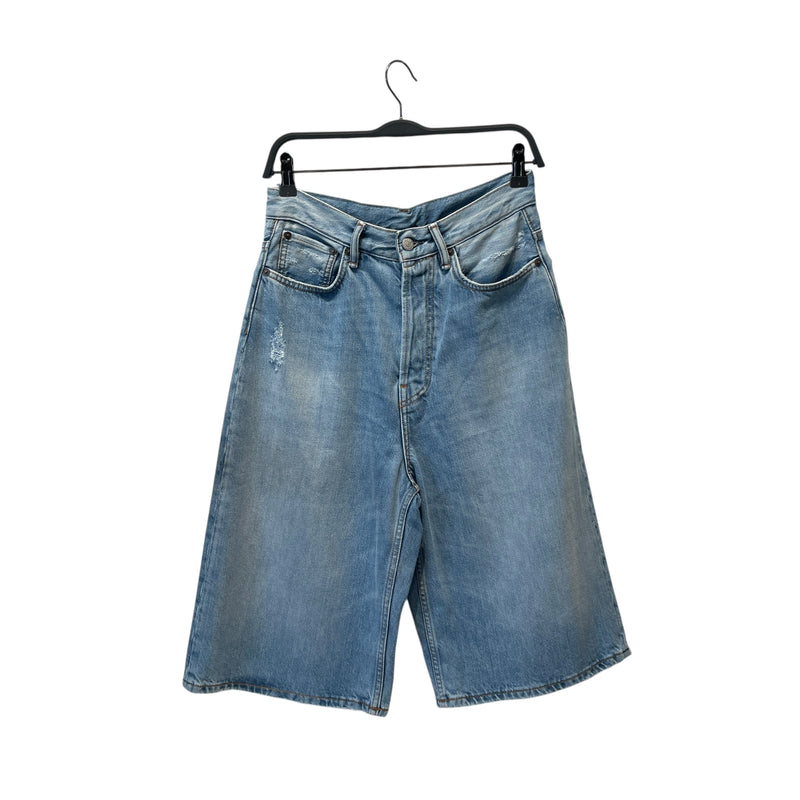 Acne Studios/Shorts/29/Cotton/BLU/baggy jean jorts