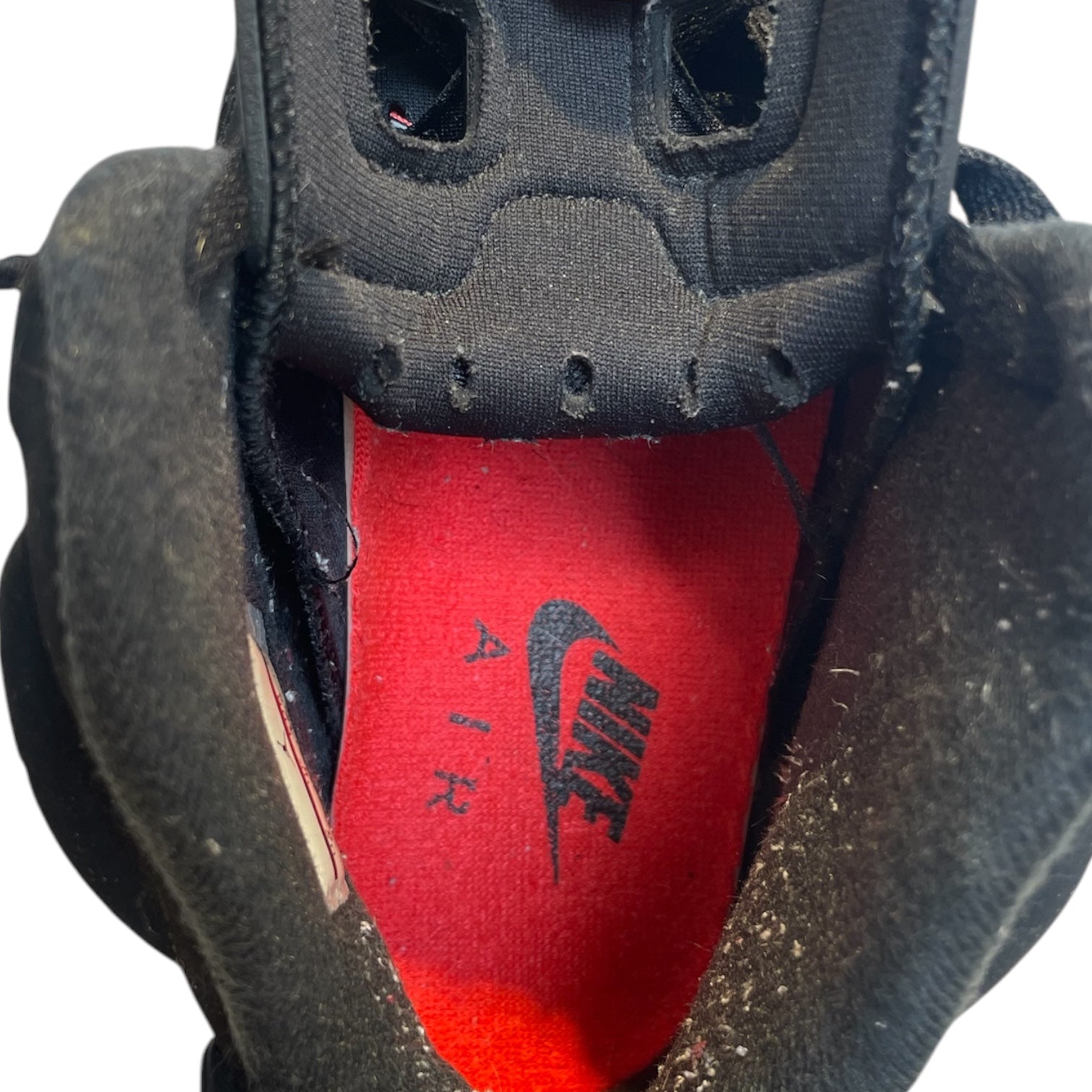 NIKE/AIR JORDAN 6 RETRO/Hi-Sneakers/US 9/BLK/384664-060 view 3