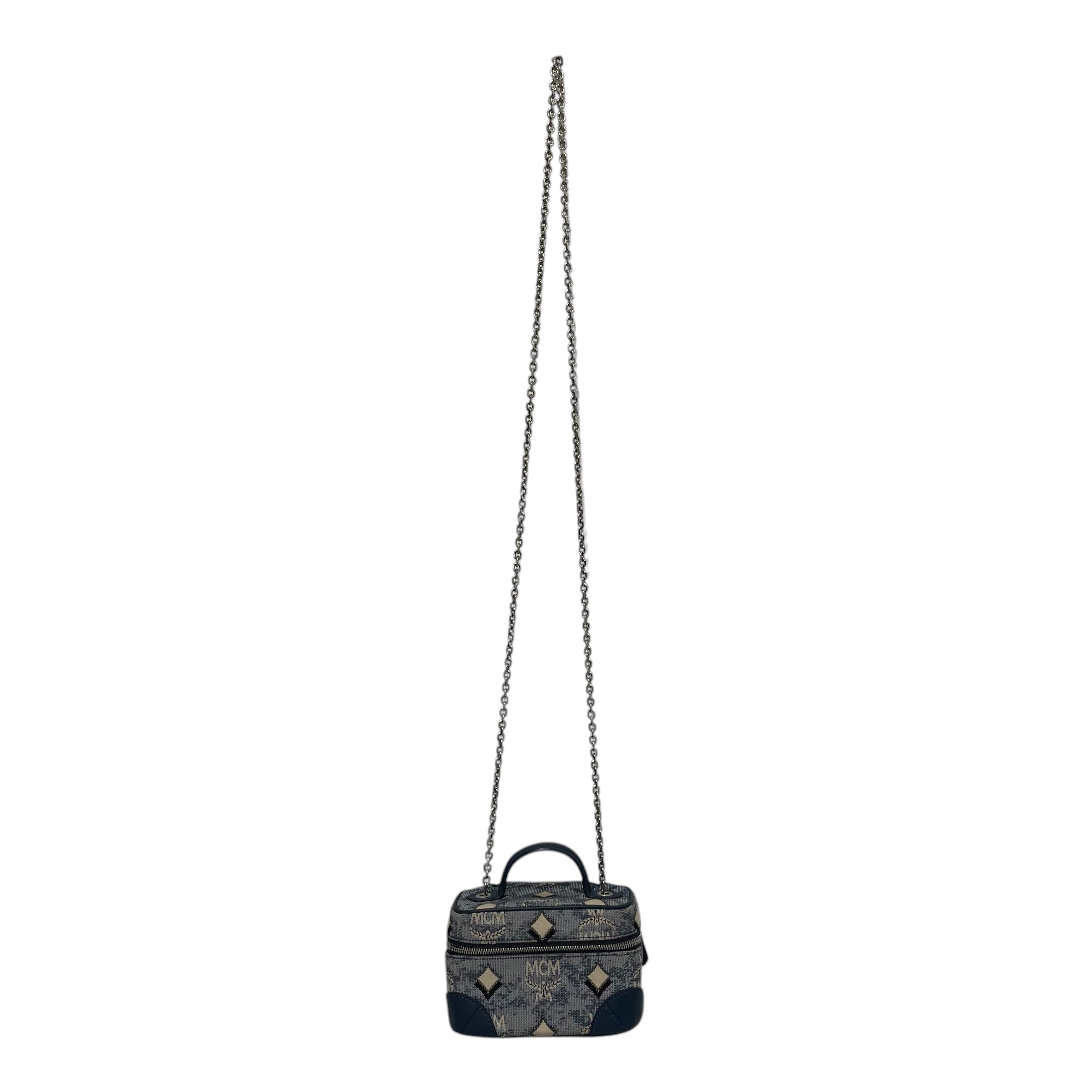 MCM/Cross Body Bag/Monogram/BLU/MINI ROCKSTAR VANITY view 6