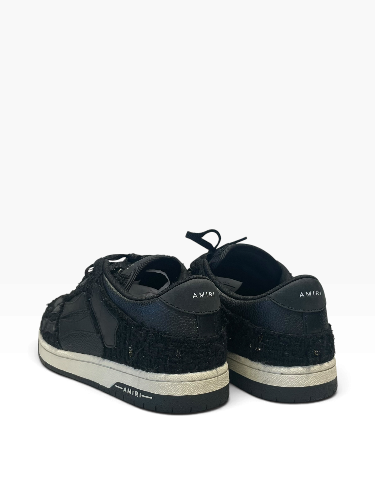 AMIRI/Low-Sneakers/US 11/Leather/BLK/Boucle Skeleton view 2