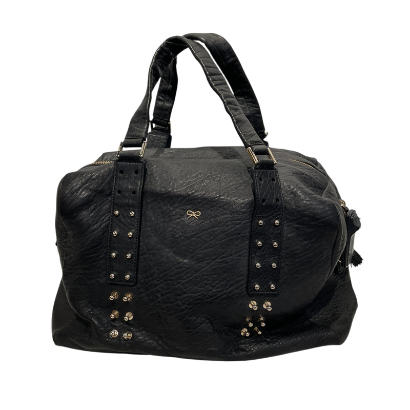 ANYA HINDMARCH/Bag/Leather/BLK/