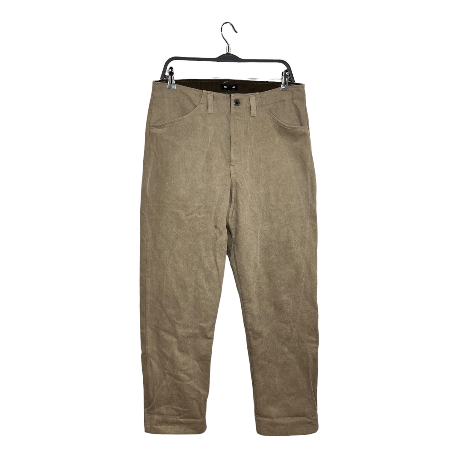 evan kinori/Straight Pants/32/Cotton/CML/2025 Made in Japan Trousers view 1