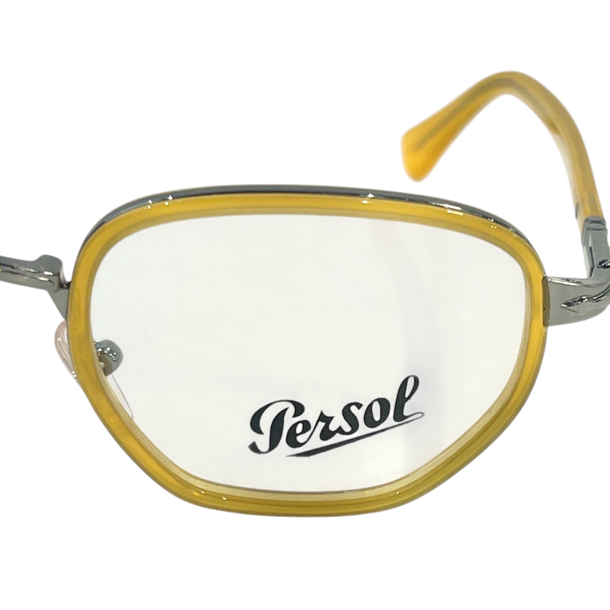 Persol/Sunglasses/Celluloid/GLD/CLEAR LENS view 3