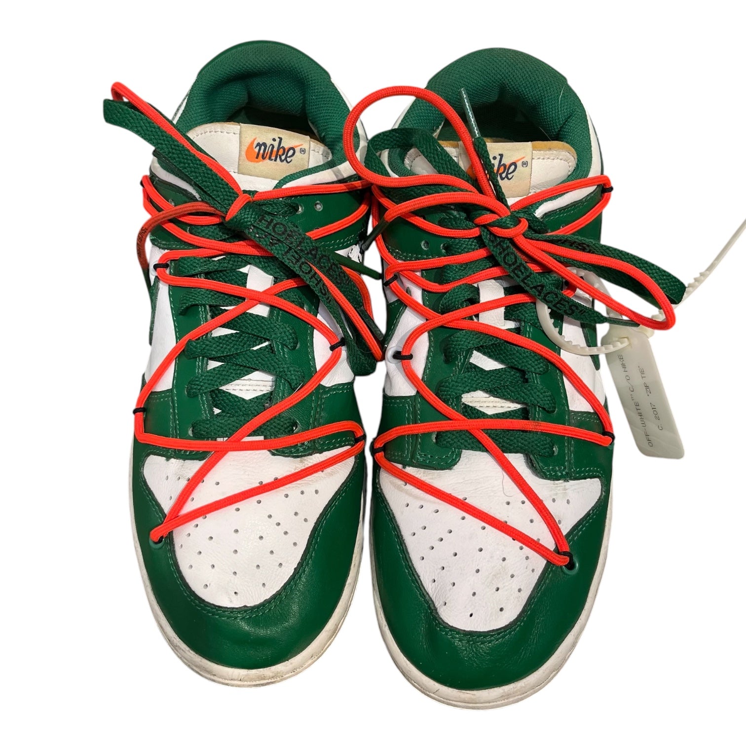 OFF-WHITE/NIKE/Low-Sneakers/US 9/Leather/GRN/wht grn ct0856-100 view 6