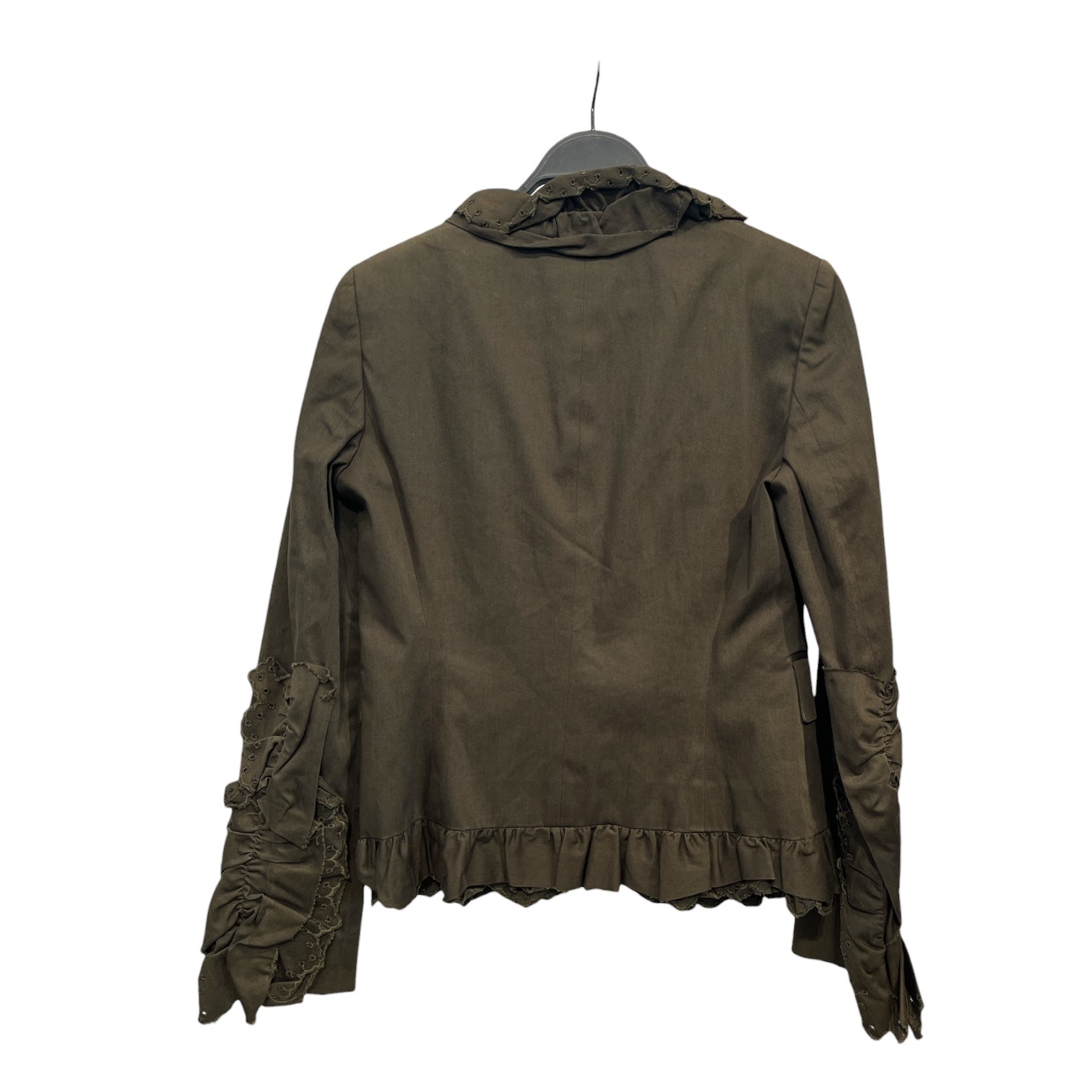 VALENTINO/Jacket/4/Cotton/GRN/OLIVE SAFARI BLAZER RED VALENT view 2