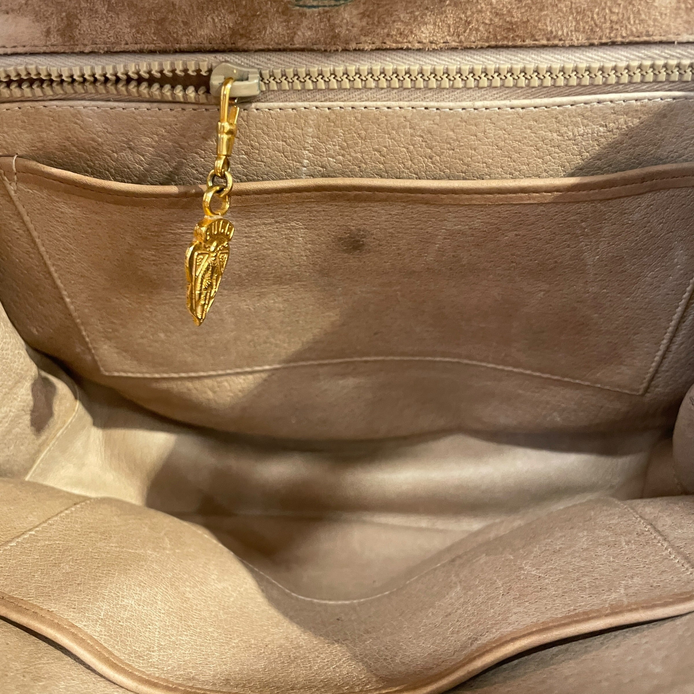 GUCCI/Hand Bag/Leather/CML/Suede/Gold Hardware view 7