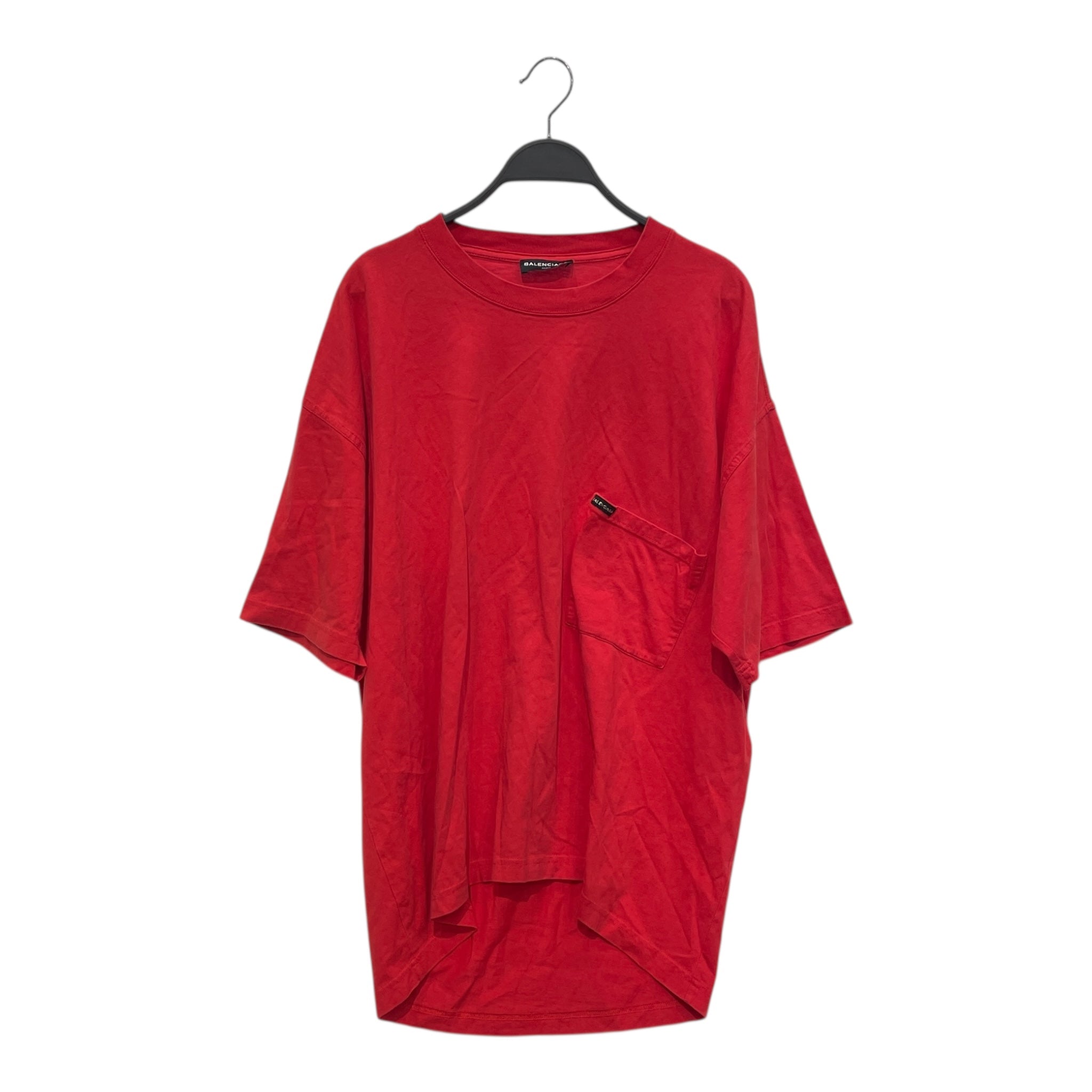 BALENCIAGA/T-Shirt/XS/Cotton/RED/Graphic/EUROPE 2018 view 1