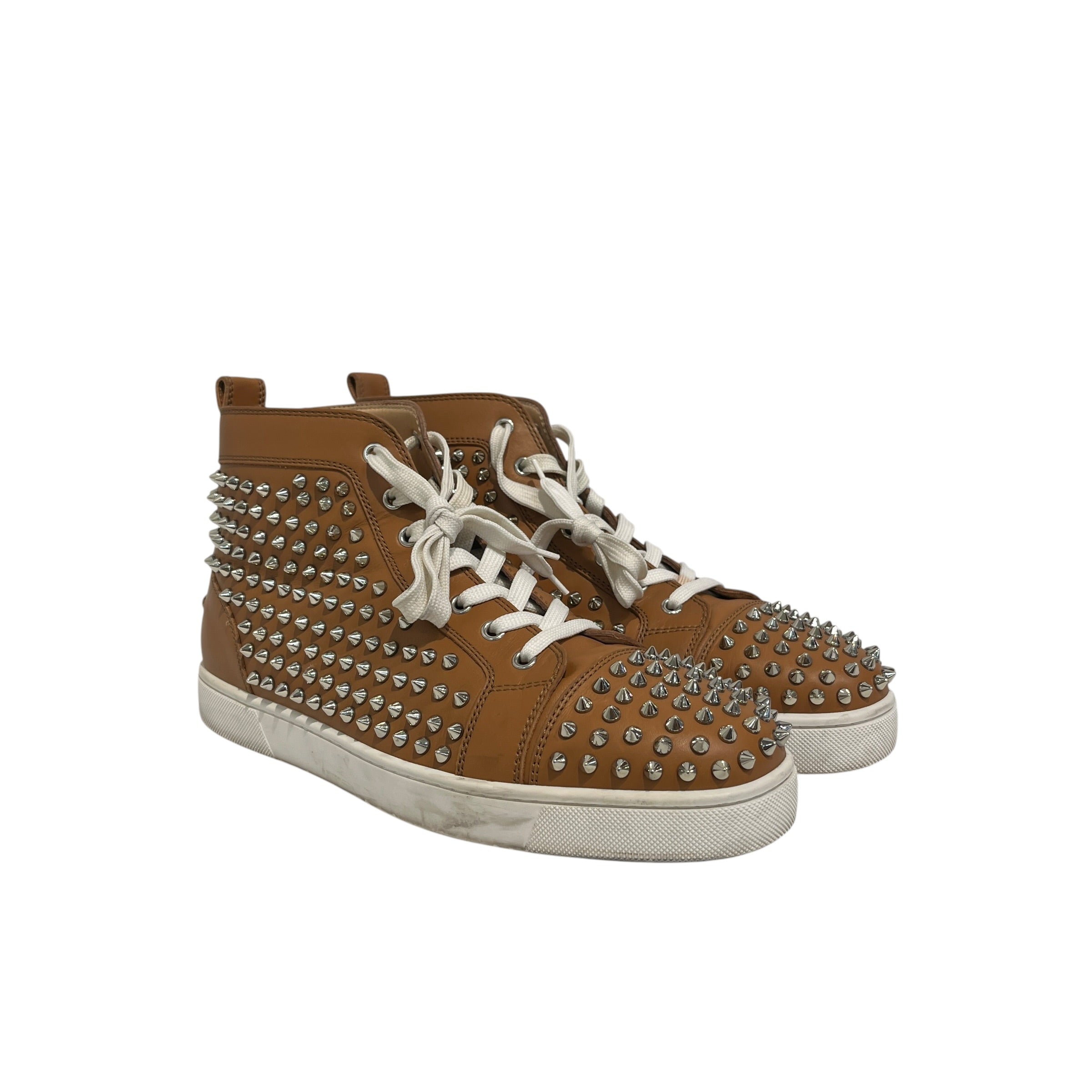 Christian Louboutin/Hi-Sneakers/EU 44/Leather/BEG/Louis Spike view 1
