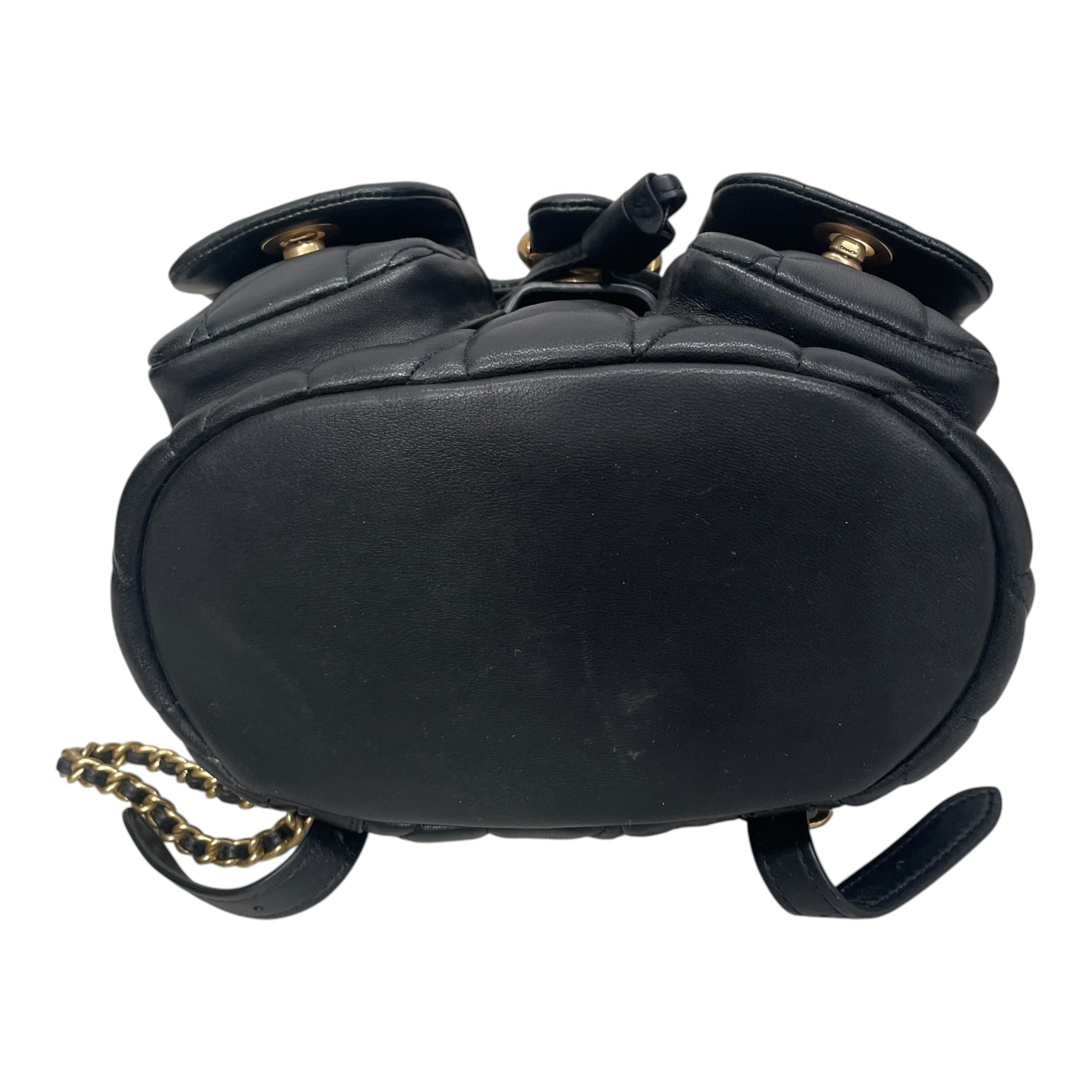 COACH/Backpack/Leather/BLK/TABBY GOLD HARDWARE view 3