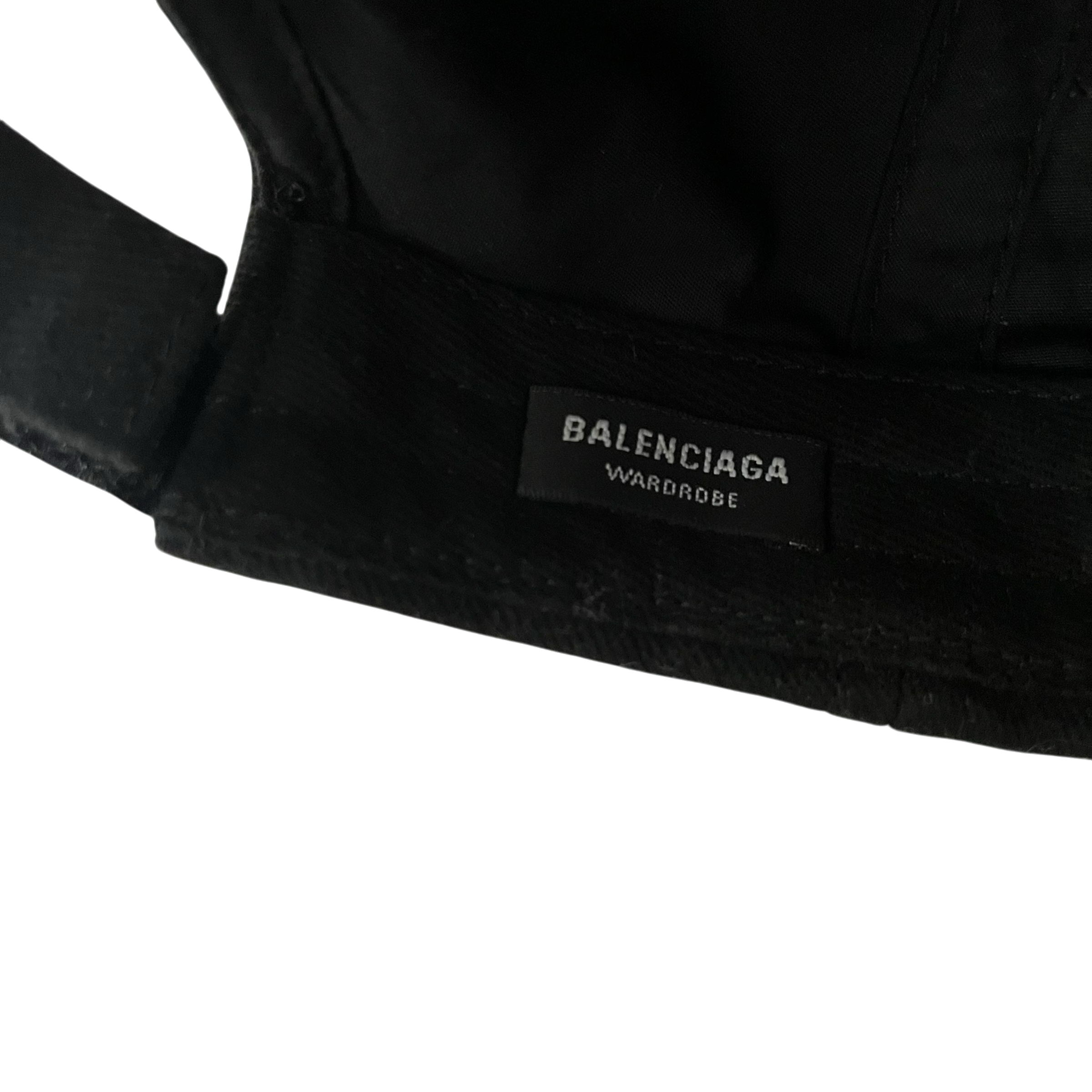 BALENCIAGA/Cap/Cotton/BLK/M's/logo embroidered view 7