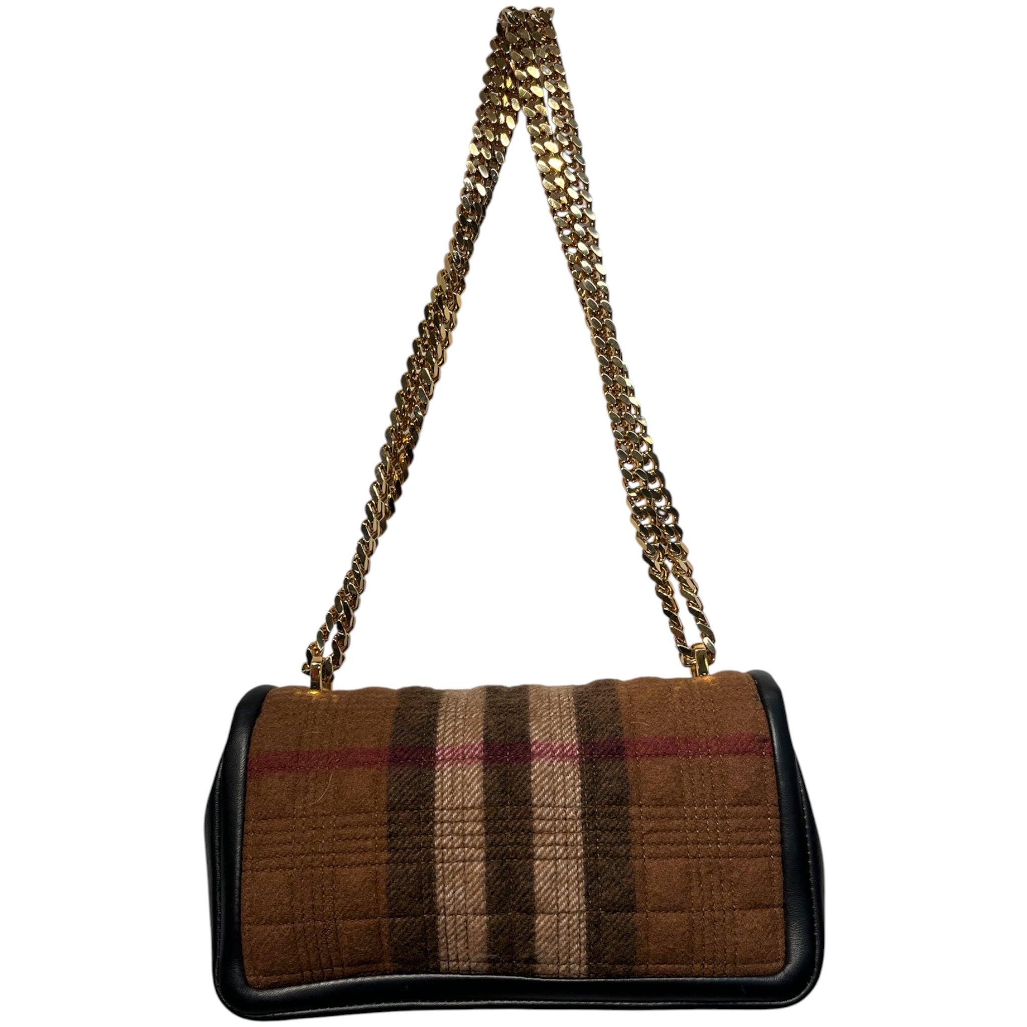 BURBERRY/Cross Body Bag/Plaid/Leather/BRW/ view 2