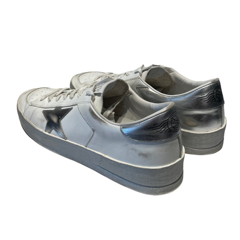 GOLDEN GOOSE/Low-Sneakers/US 12/Leather/WHT/